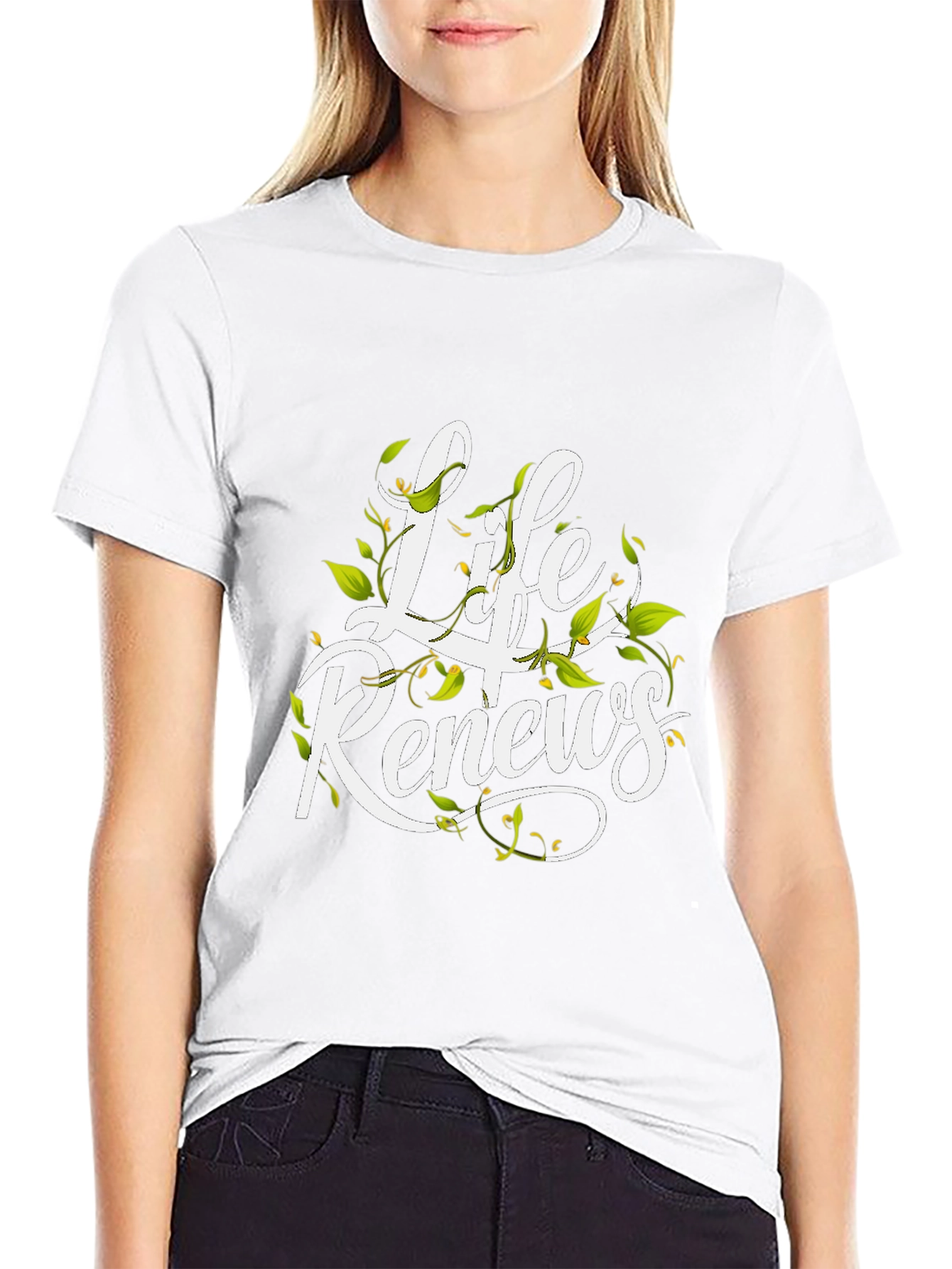 Life Renews Graphic Tee - Stylish Comfort