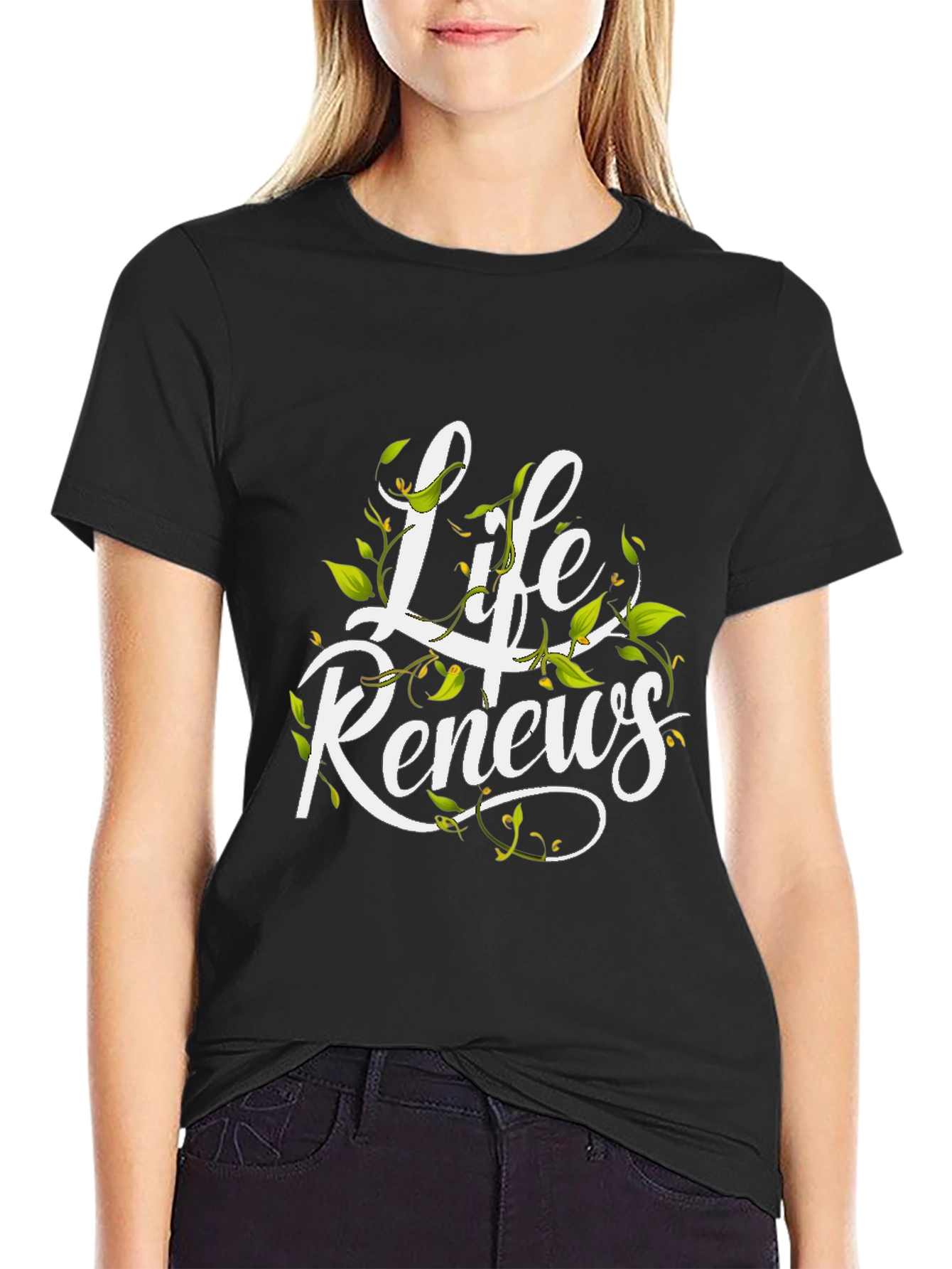 Life Renews Graphic Tee - Stylish Comfort