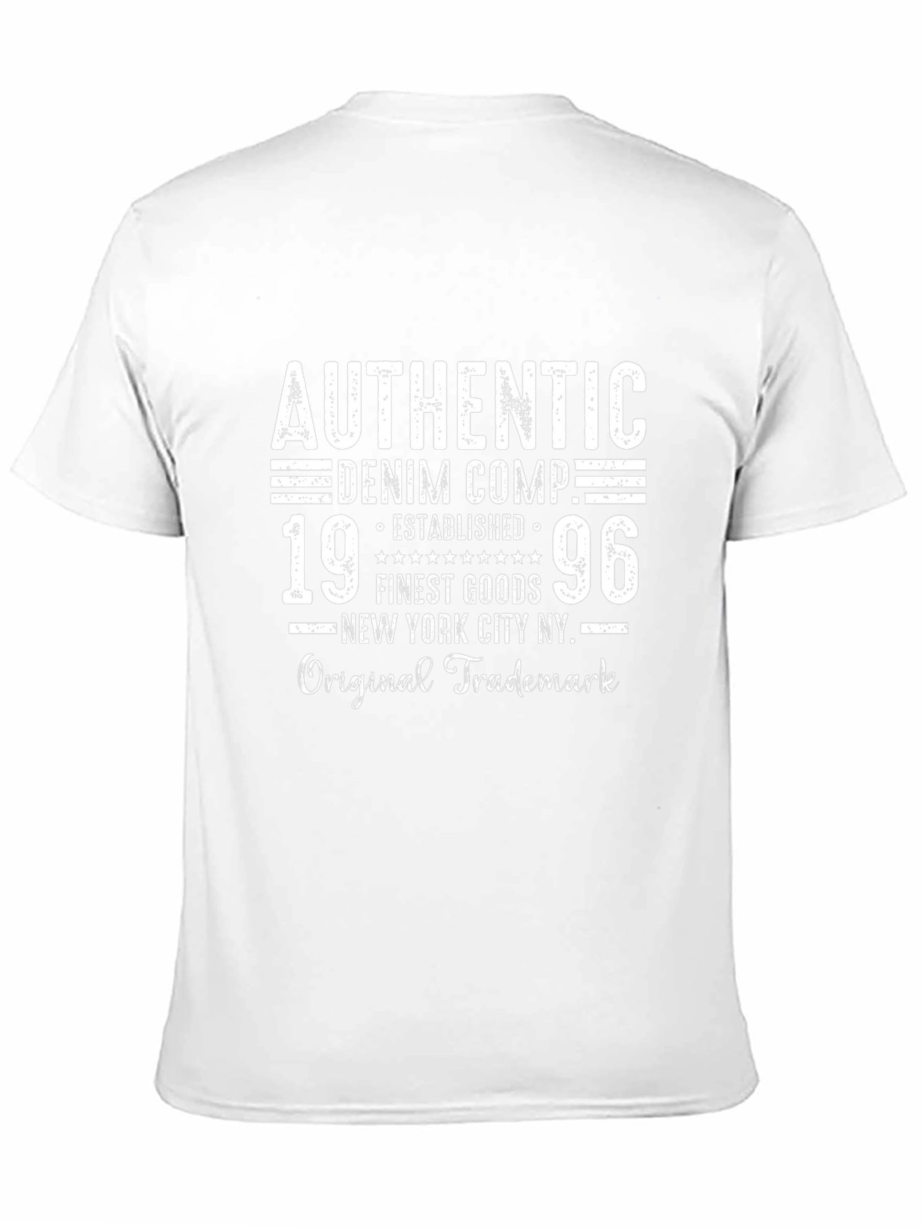 Authentic Denim Company Est. 1996 Black T-Shirt