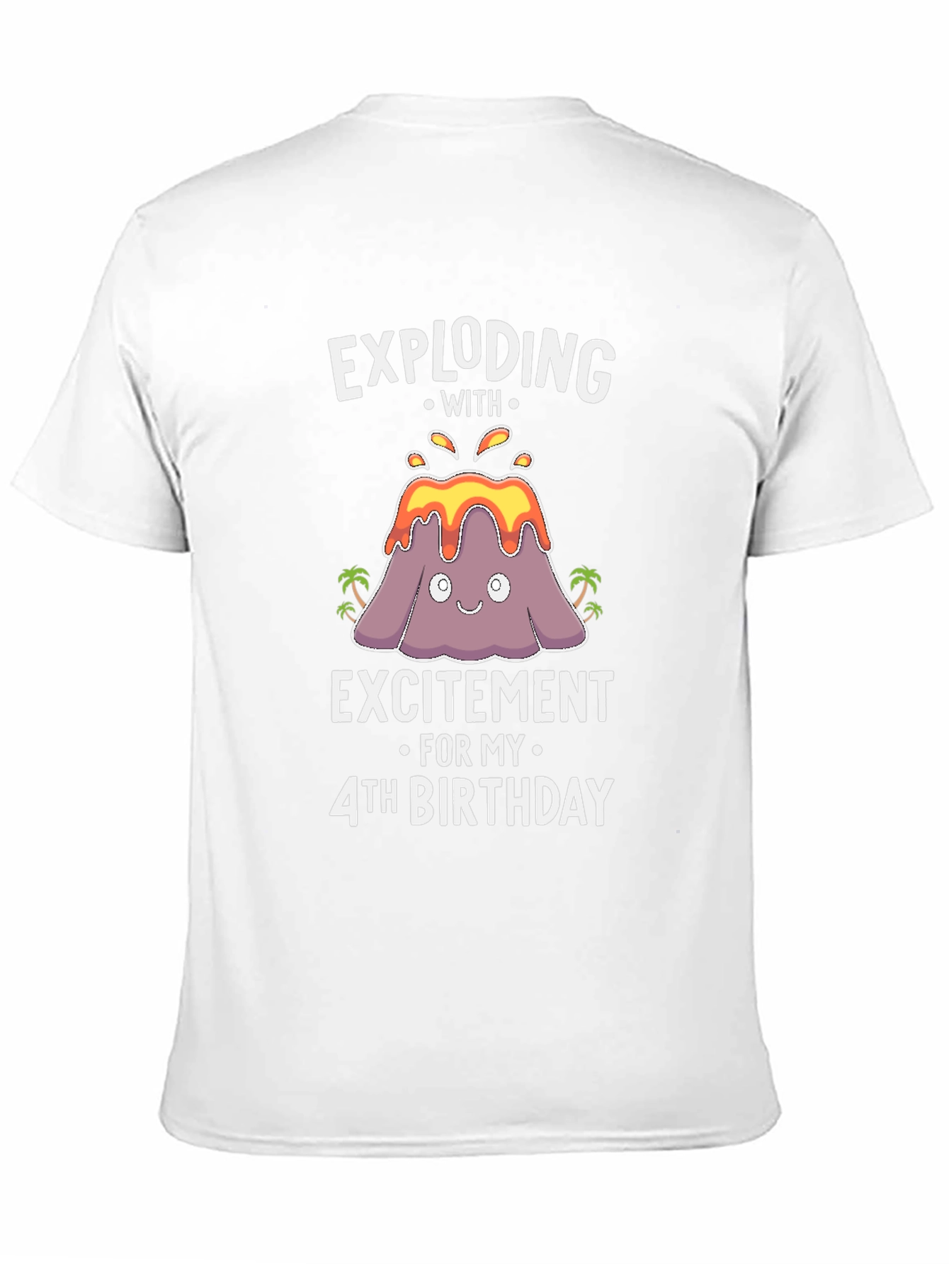 Exploding with Excitement 4th Birthday T-Shirt