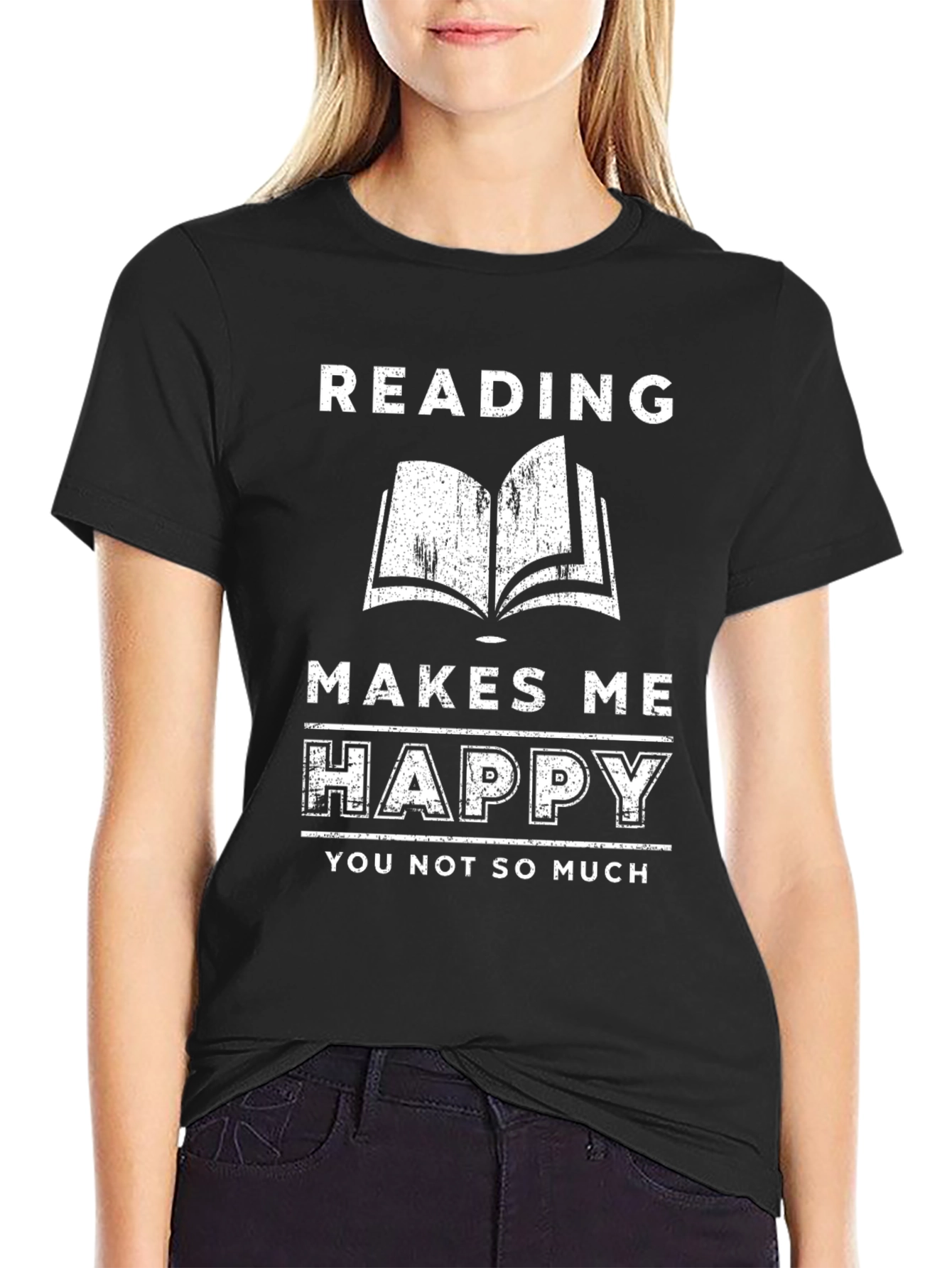 Reading Makes Me Happy T-Shirt