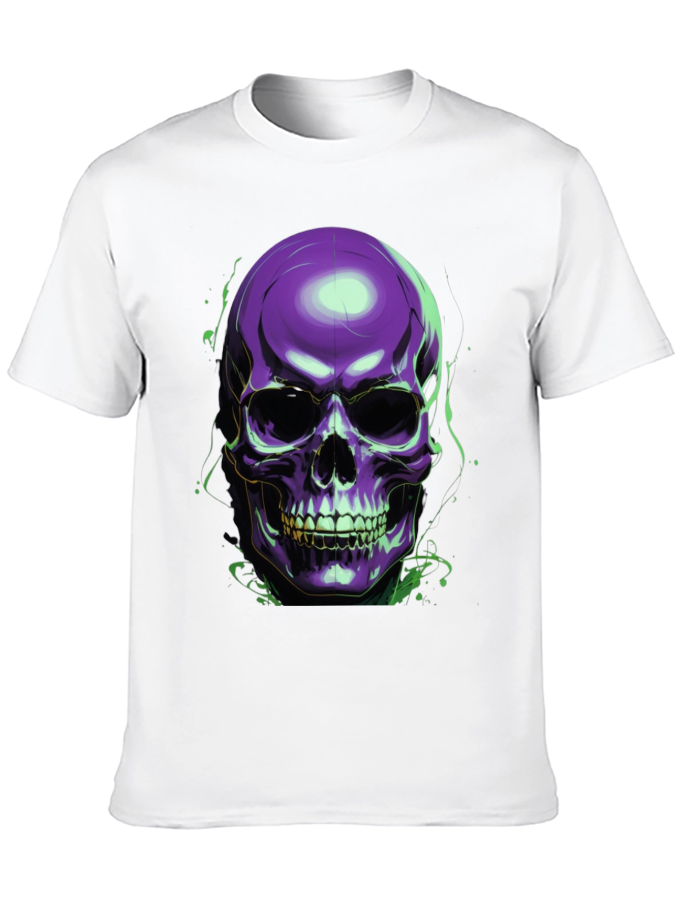Skull Graphic Tee - Mens Black T-Shirt