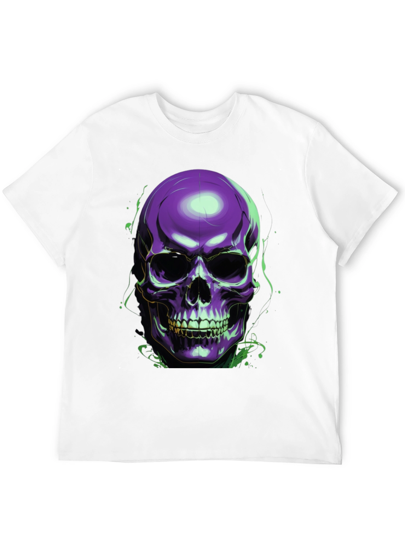 Skull Graphic Tee - Mens Black T-Shirt