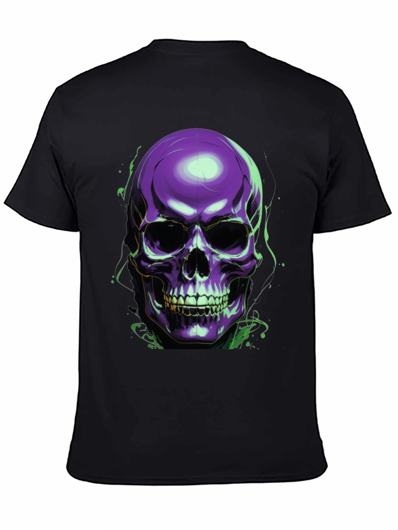 Skull Graphic Tee - Mens Black T-Shirt