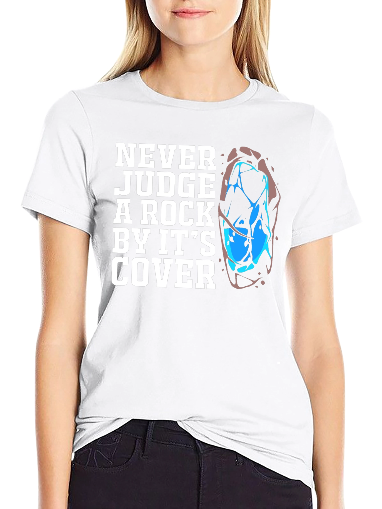Never Judge a Rock Graphic Tee