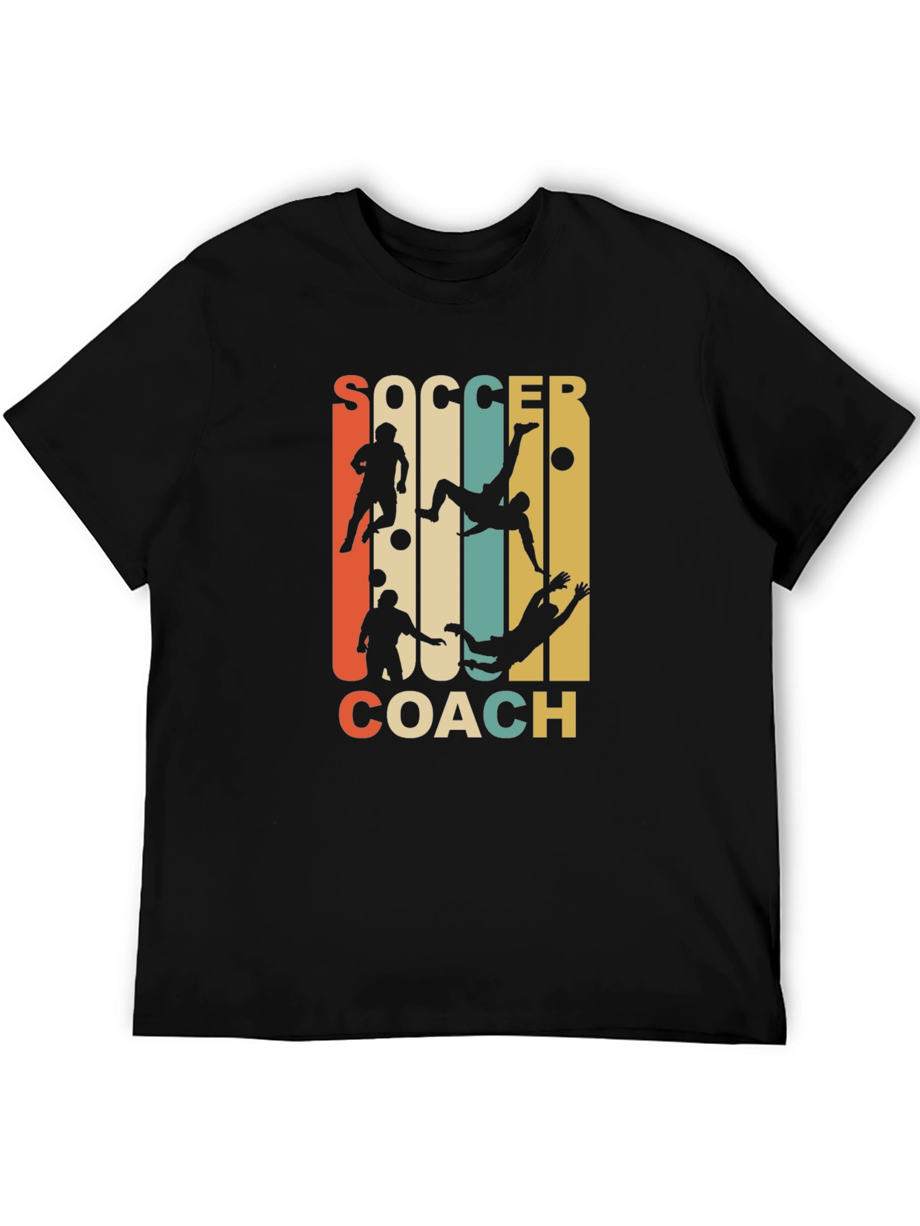 Soccer Coach Graphic Tee - Retro Style
