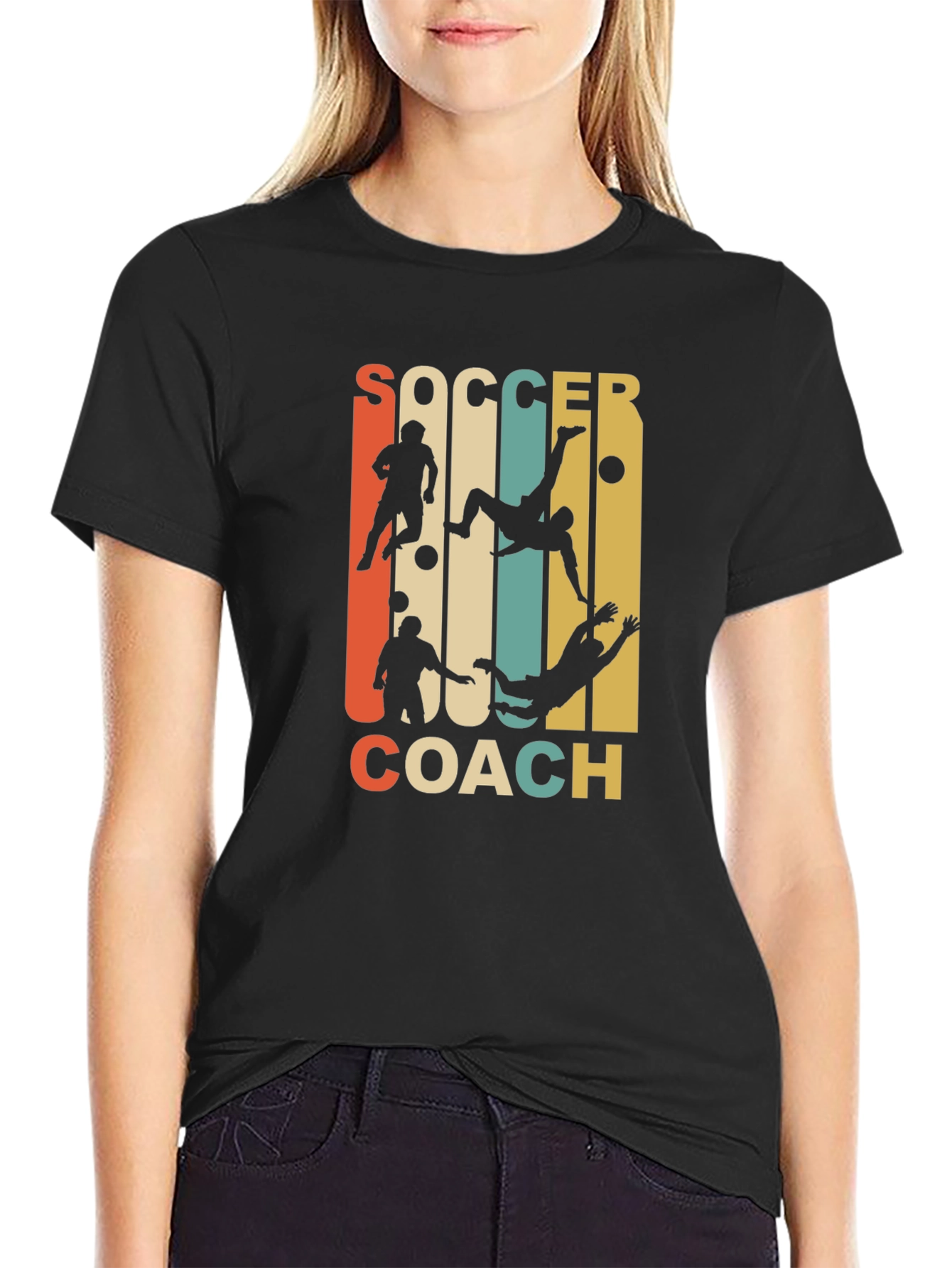Soccer Coach Graphic Tee - Retro Style