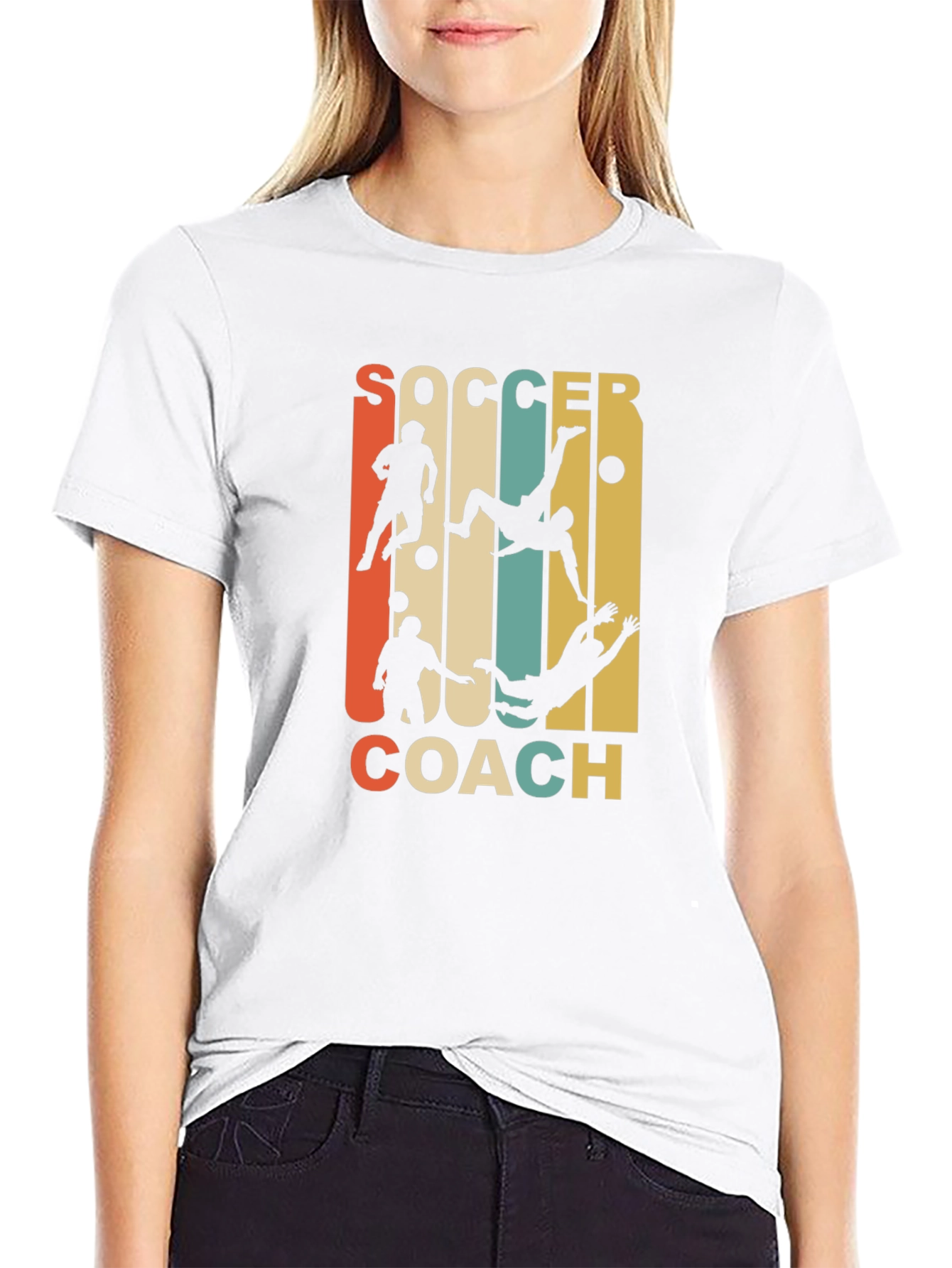Soccer Coach Graphic Tee - Retro Style