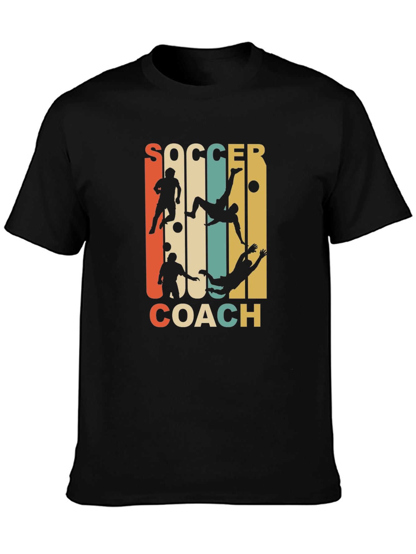 Soccer Coach Graphic Tee - Retro Style