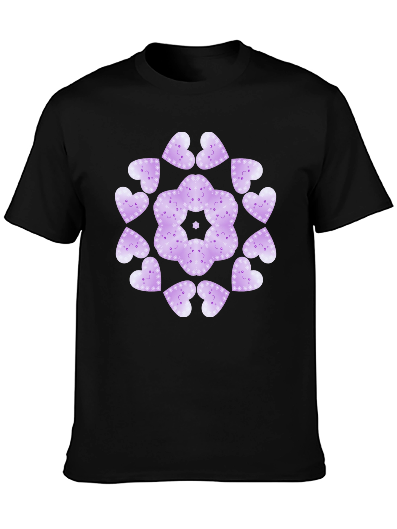 Heart Mandala Graphic T-Shirt
