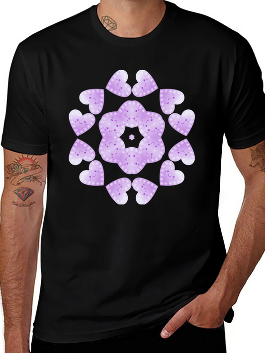 Heart Mandala Graphic T-Shirt