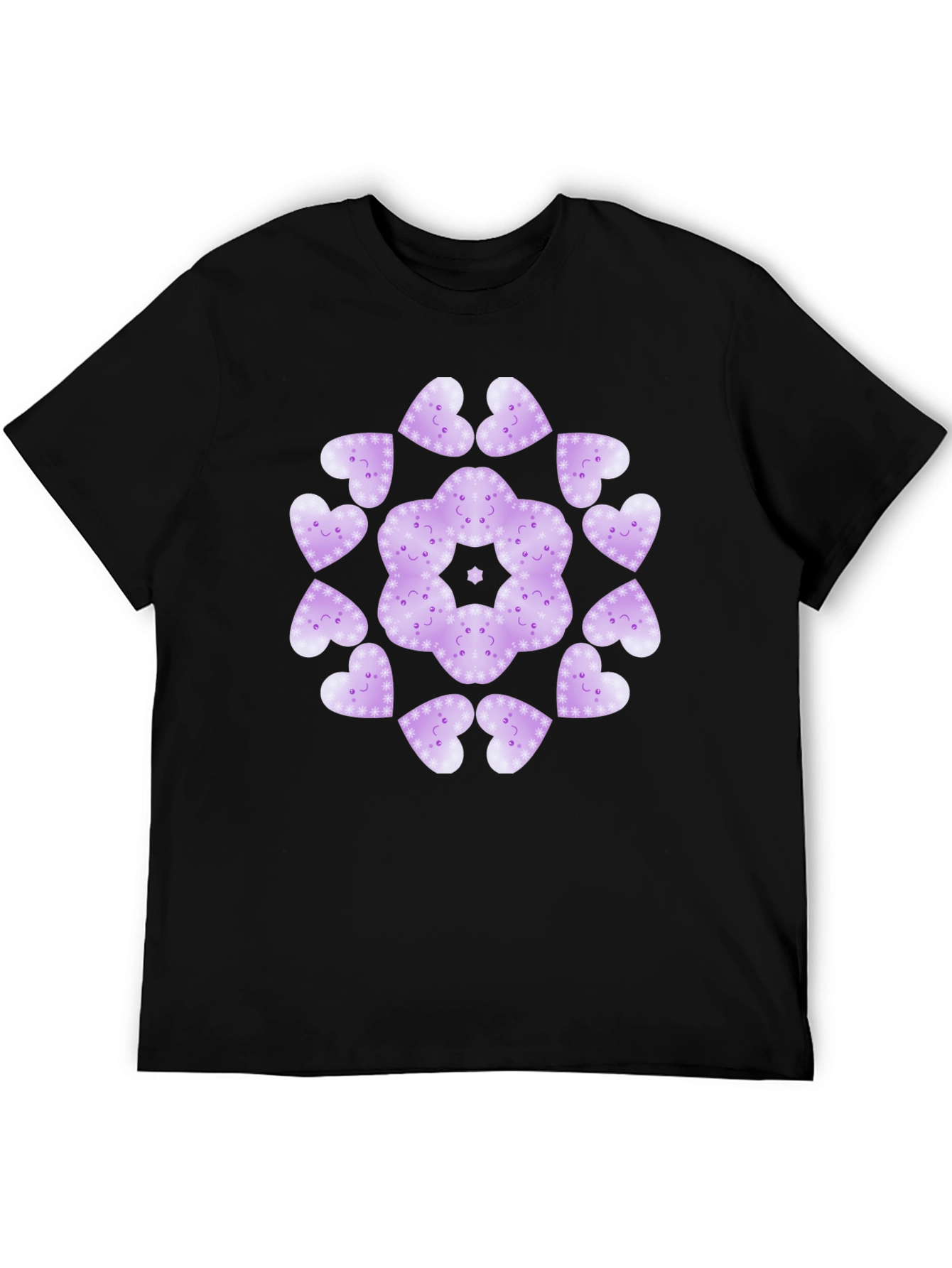 Heart Mandala Graphic T-Shirt