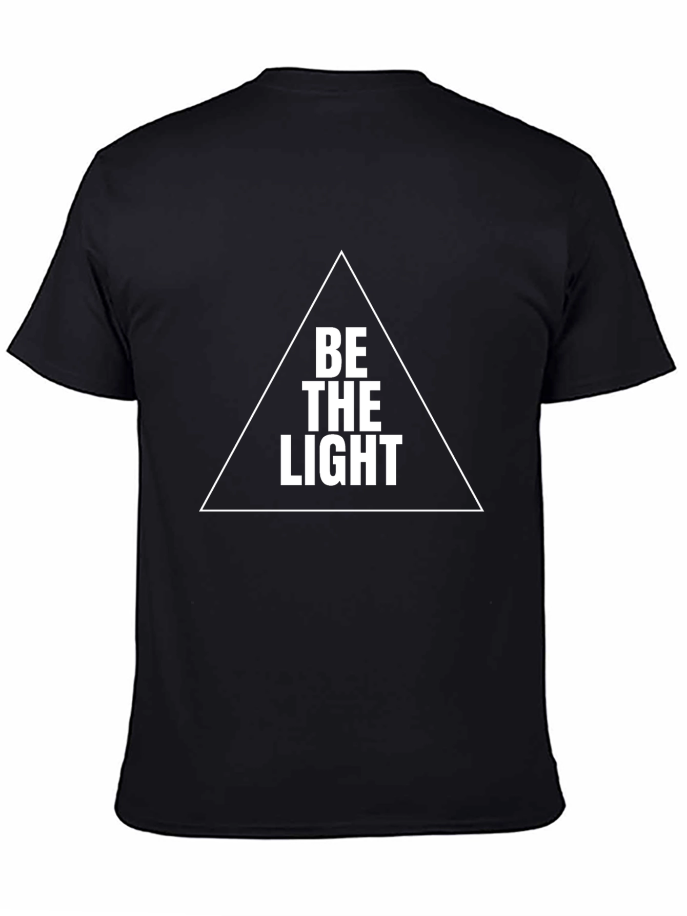 Be The Light Triangle Graphic T-Shirt