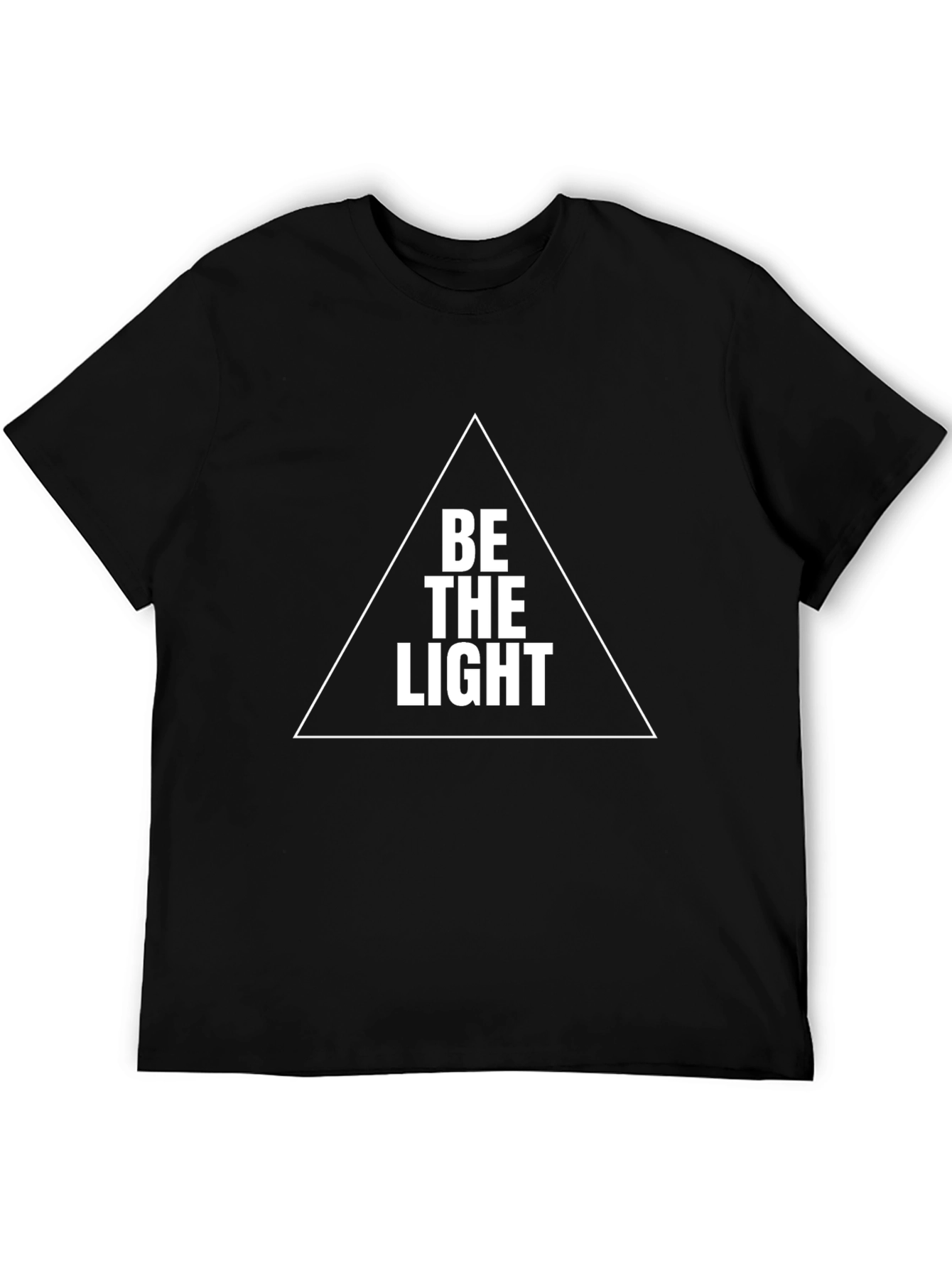Be The Light Triangle Graphic T-Shirt
