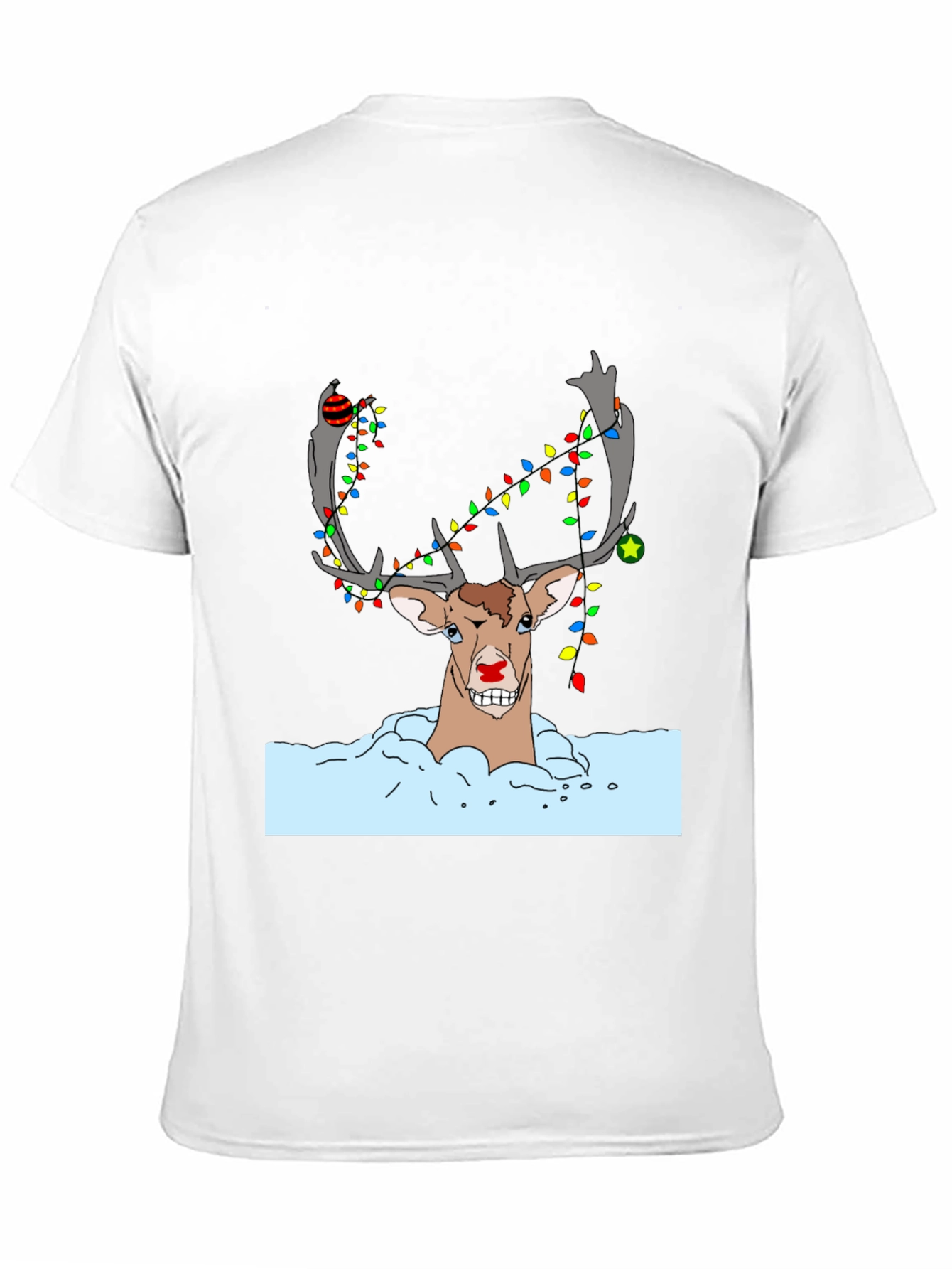 Rudolph Christmas T-Shirt - Holiday Reindeer
