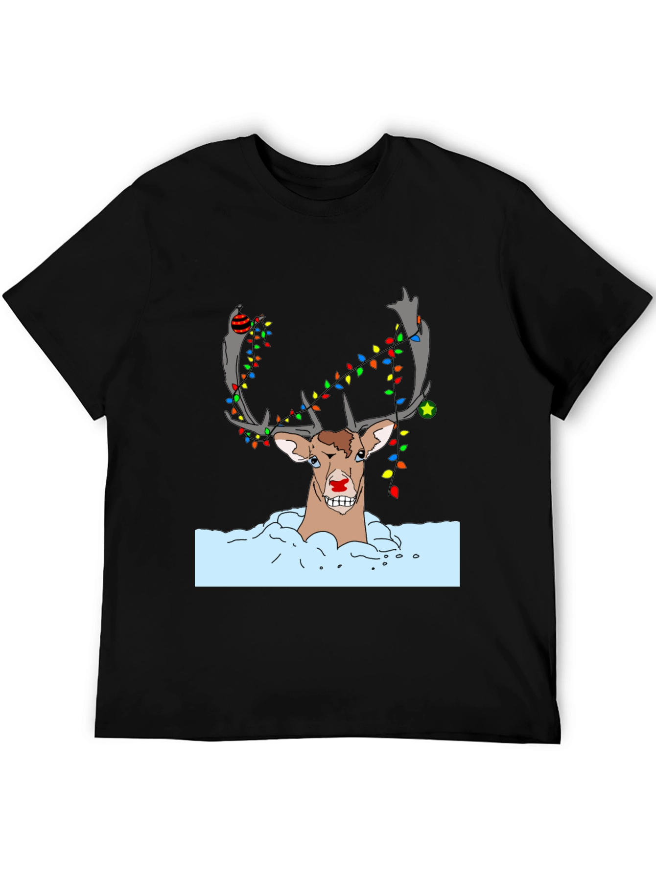 Rudolph Christmas T-Shirt - Holiday Reindeer