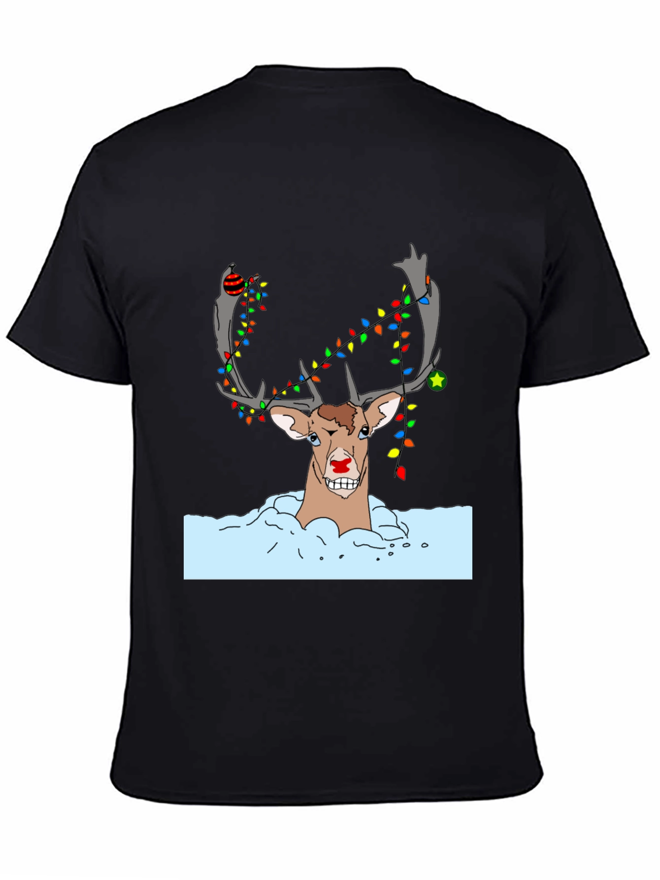 Rudolph Christmas T-Shirt - Holiday Reindeer
