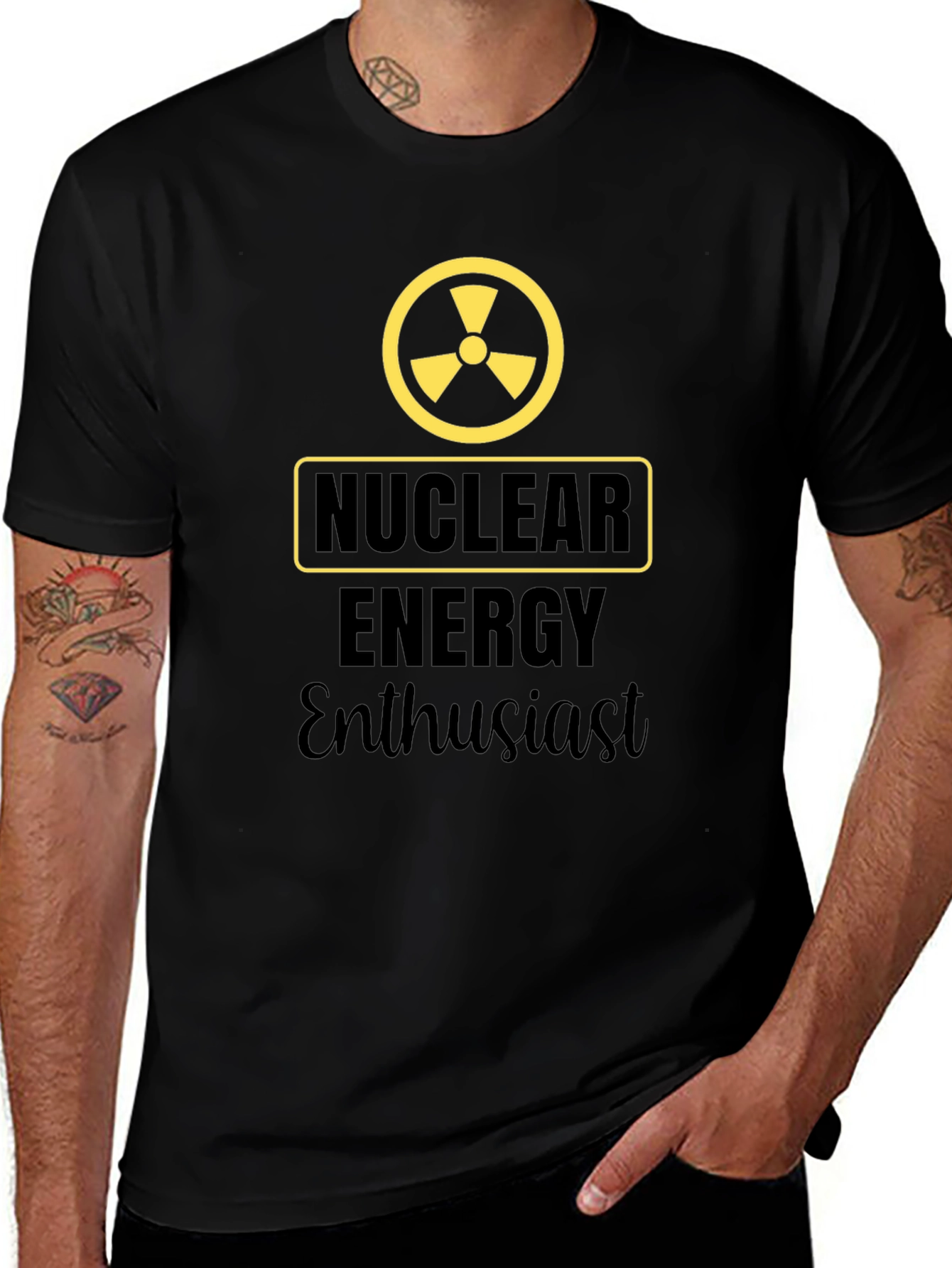 Nuclear Energy Enthusiast Graphic T-Shirt
