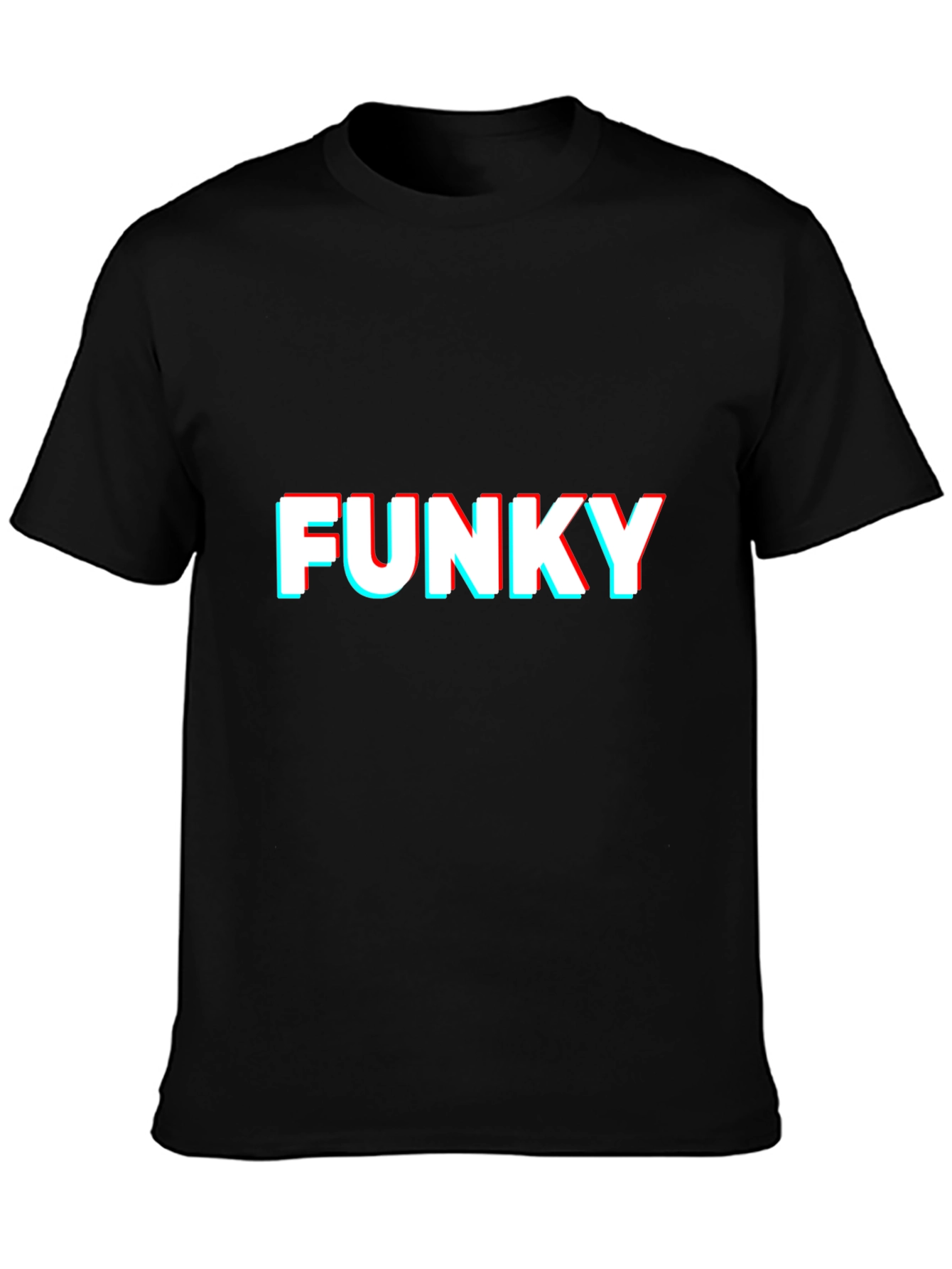 Funky Graphic T-Shirt - Black