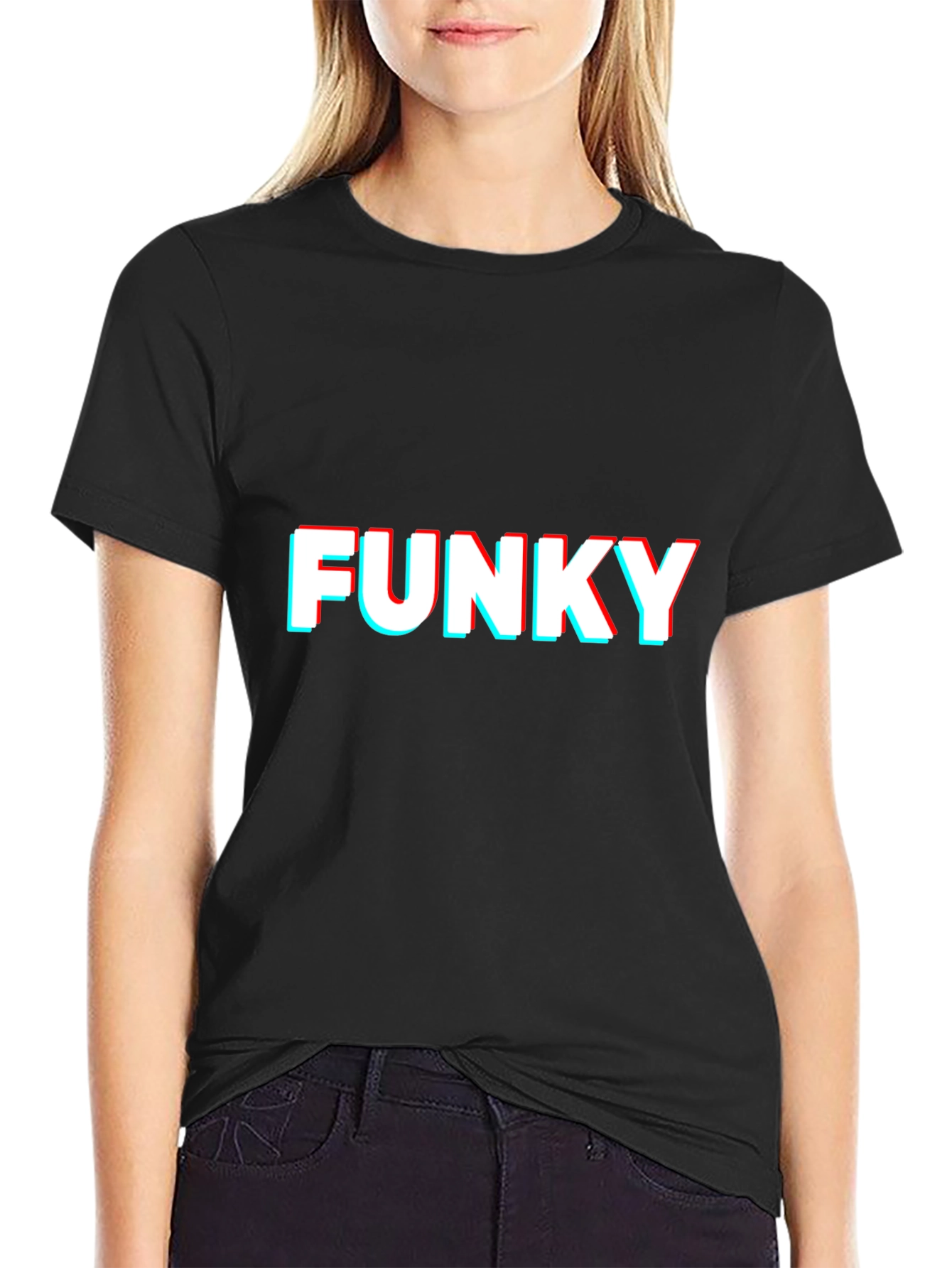 Funky Graphic T-Shirt - Black