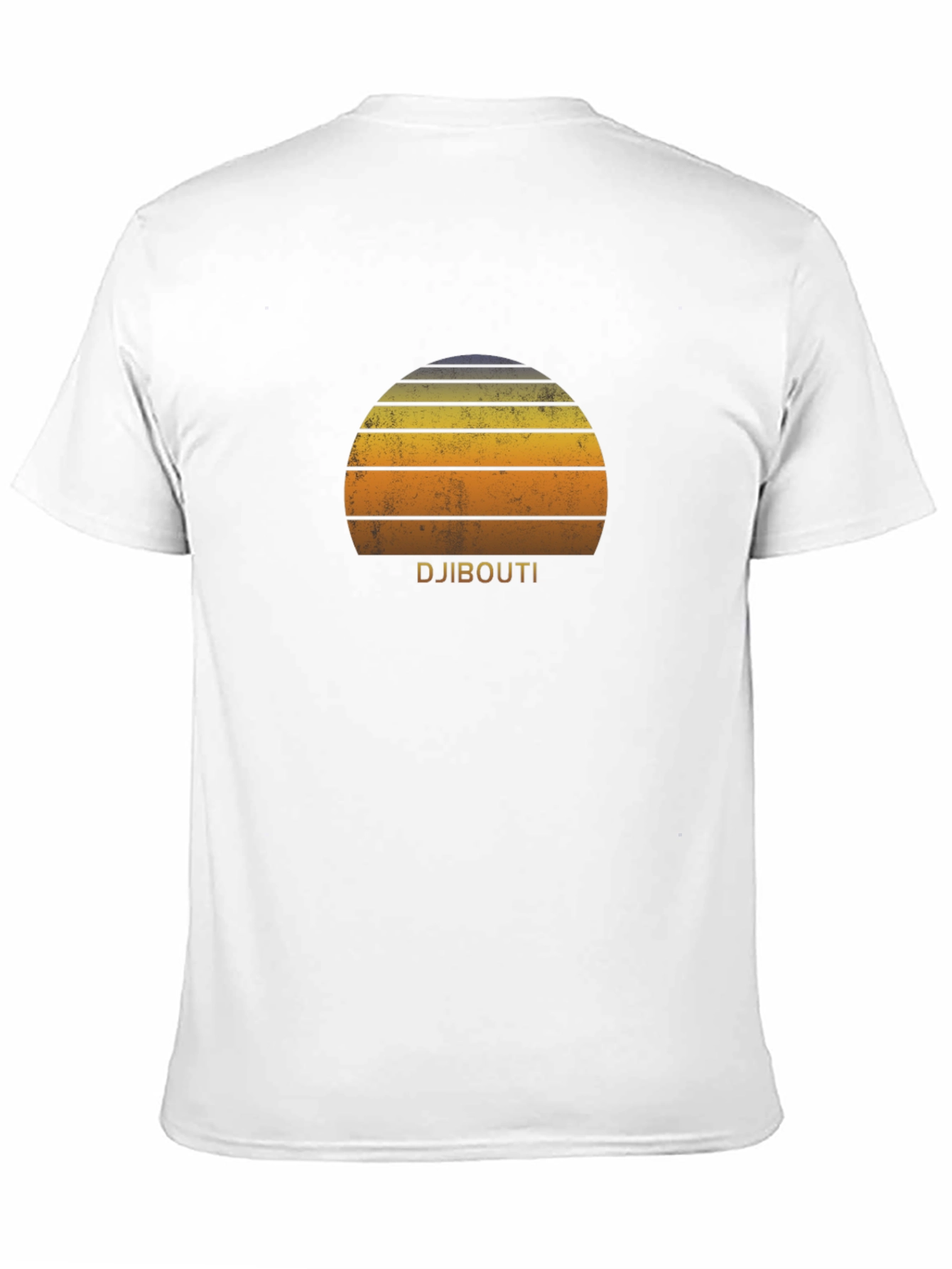 Retro Djibouti Sunset T-Shirt