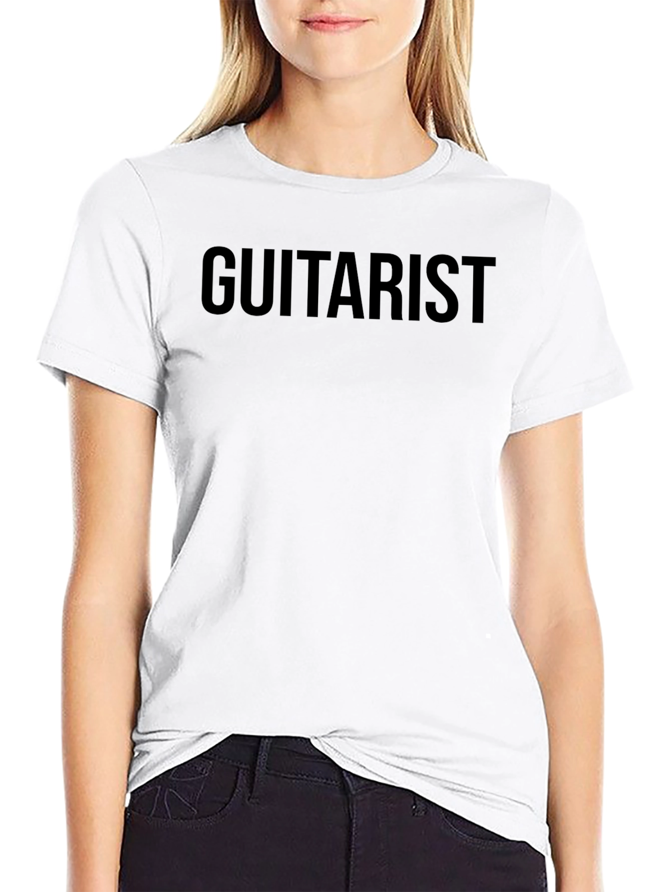 Guitarist Graphic Black T-Shirt