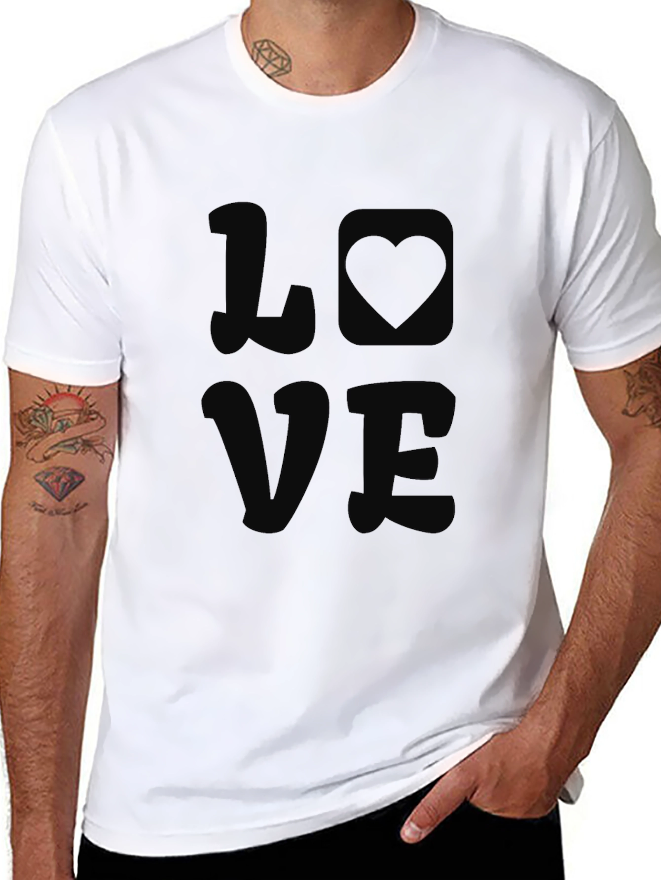 Love Graphic Print T-Shirt