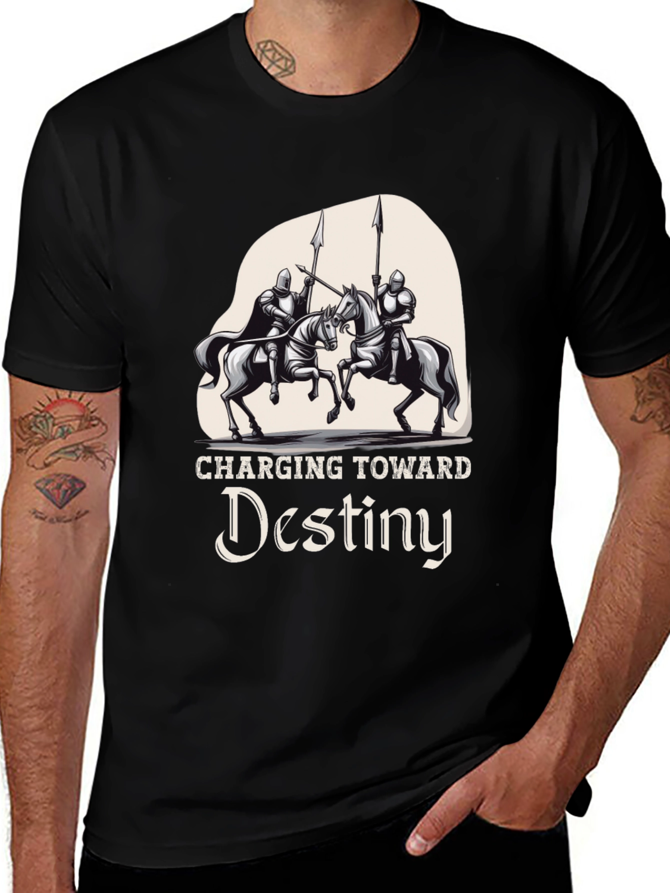 Charging Toward Destiny Graphic Tee