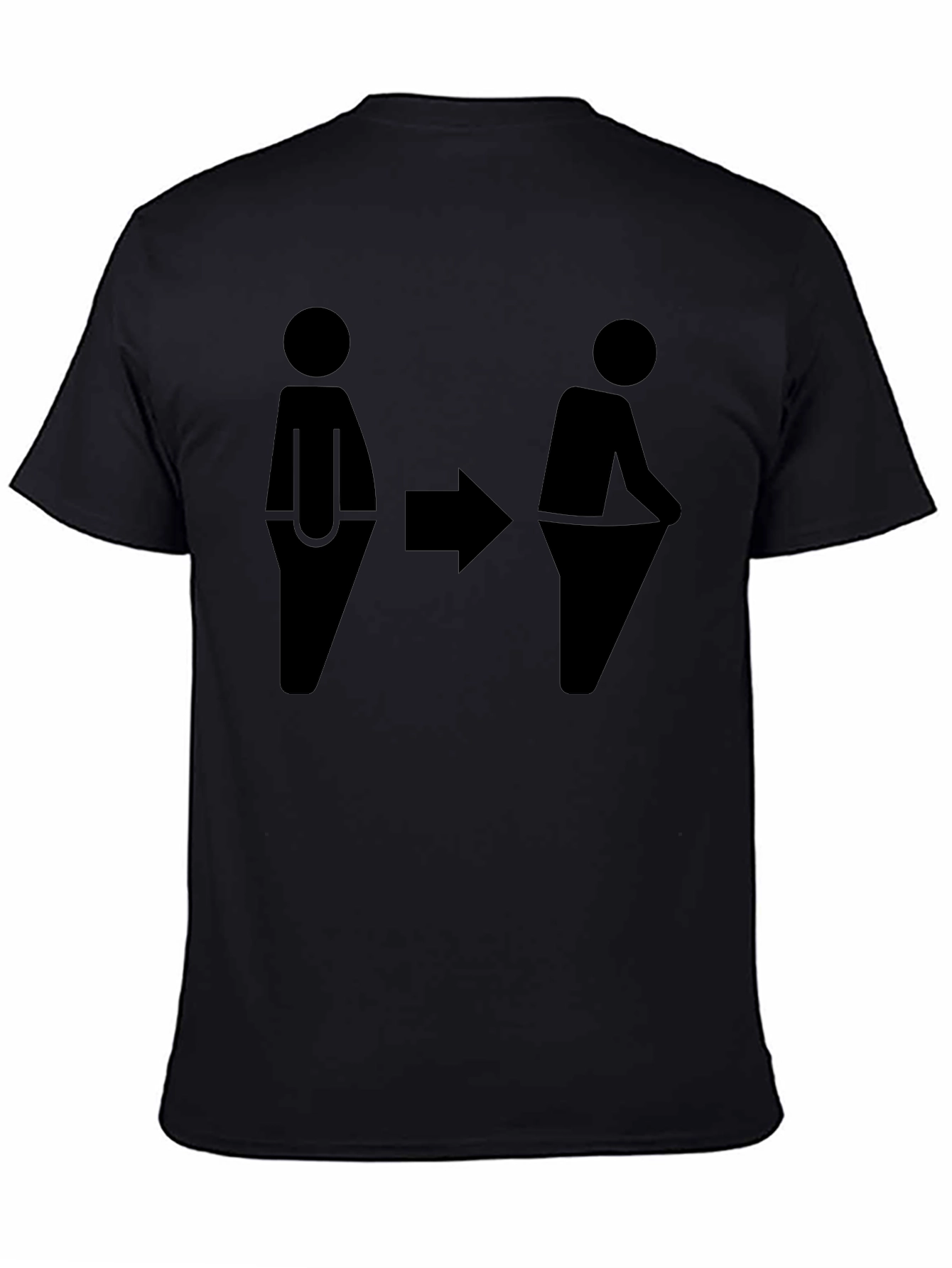 Funny Weight Loss T-Shirt - Stick Figure Transformation