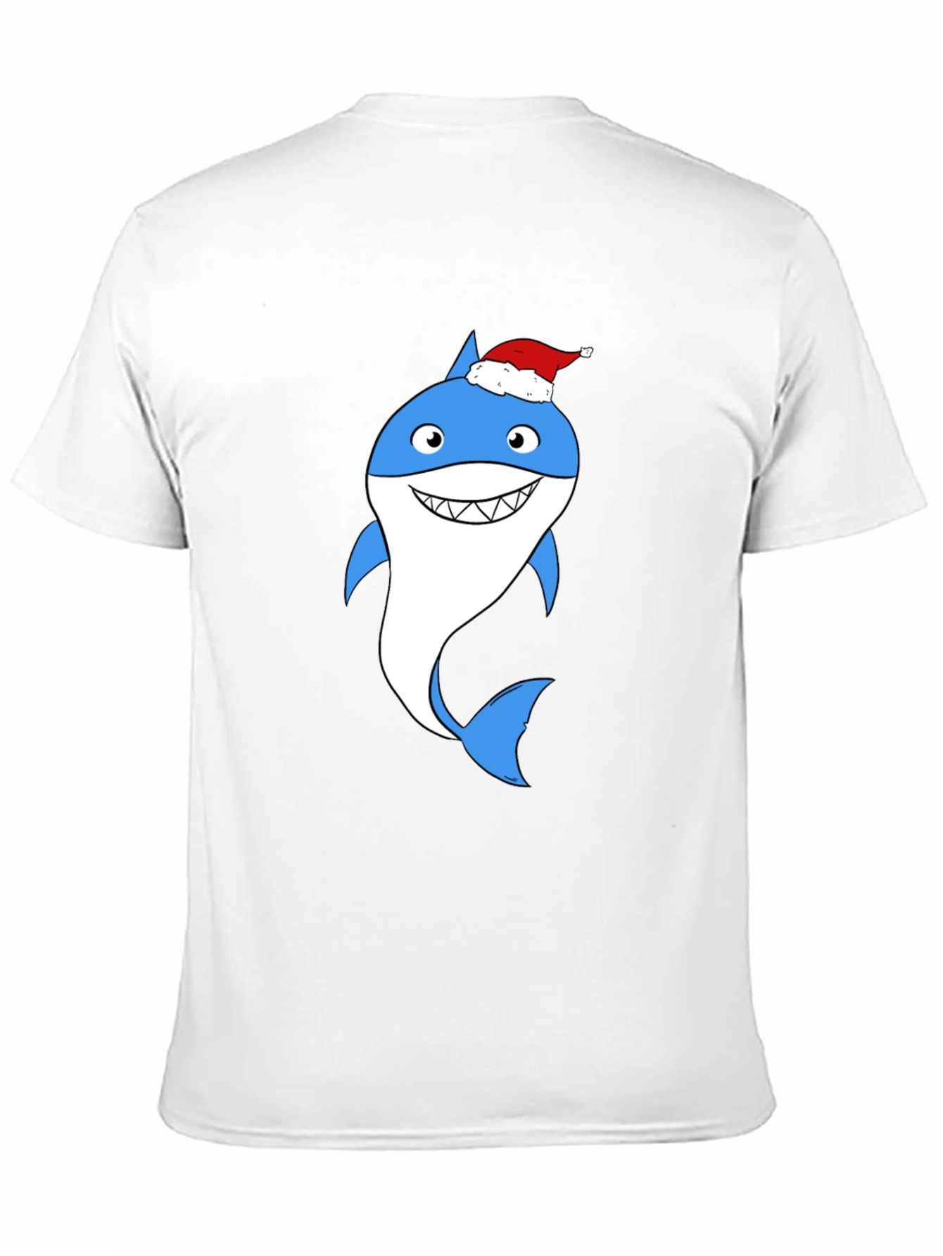 Christmas Shark Graphic Tee - Holiday Fun!
