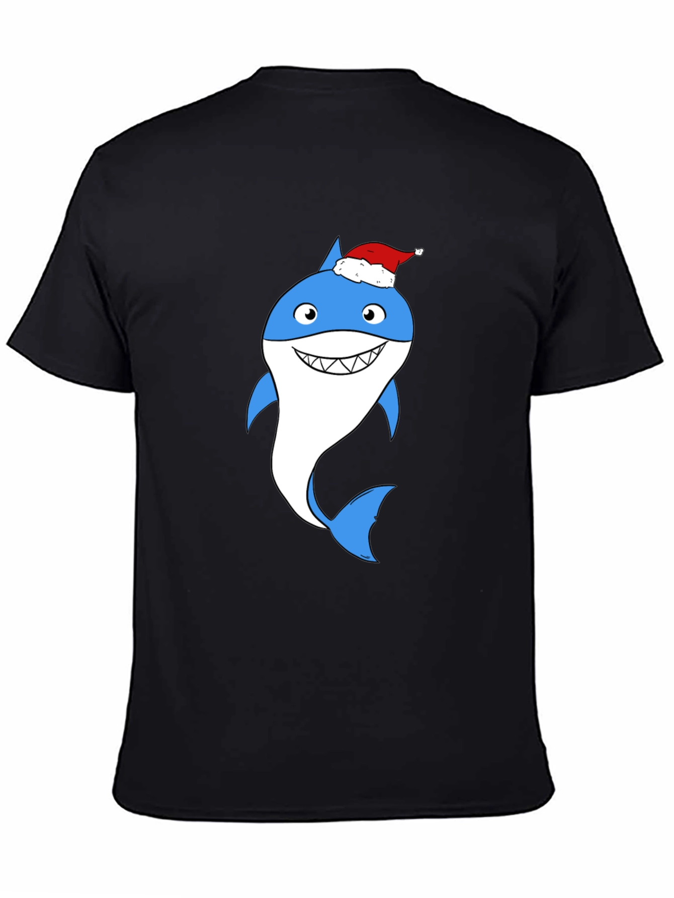 Christmas Shark Graphic Tee - Holiday Fun!