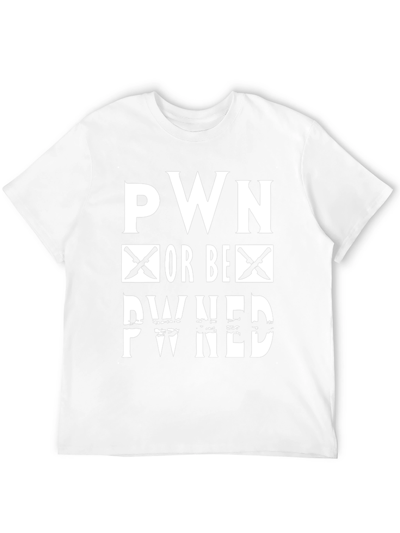 Pwn Or Be Pwned Black Graphic T-Shirt