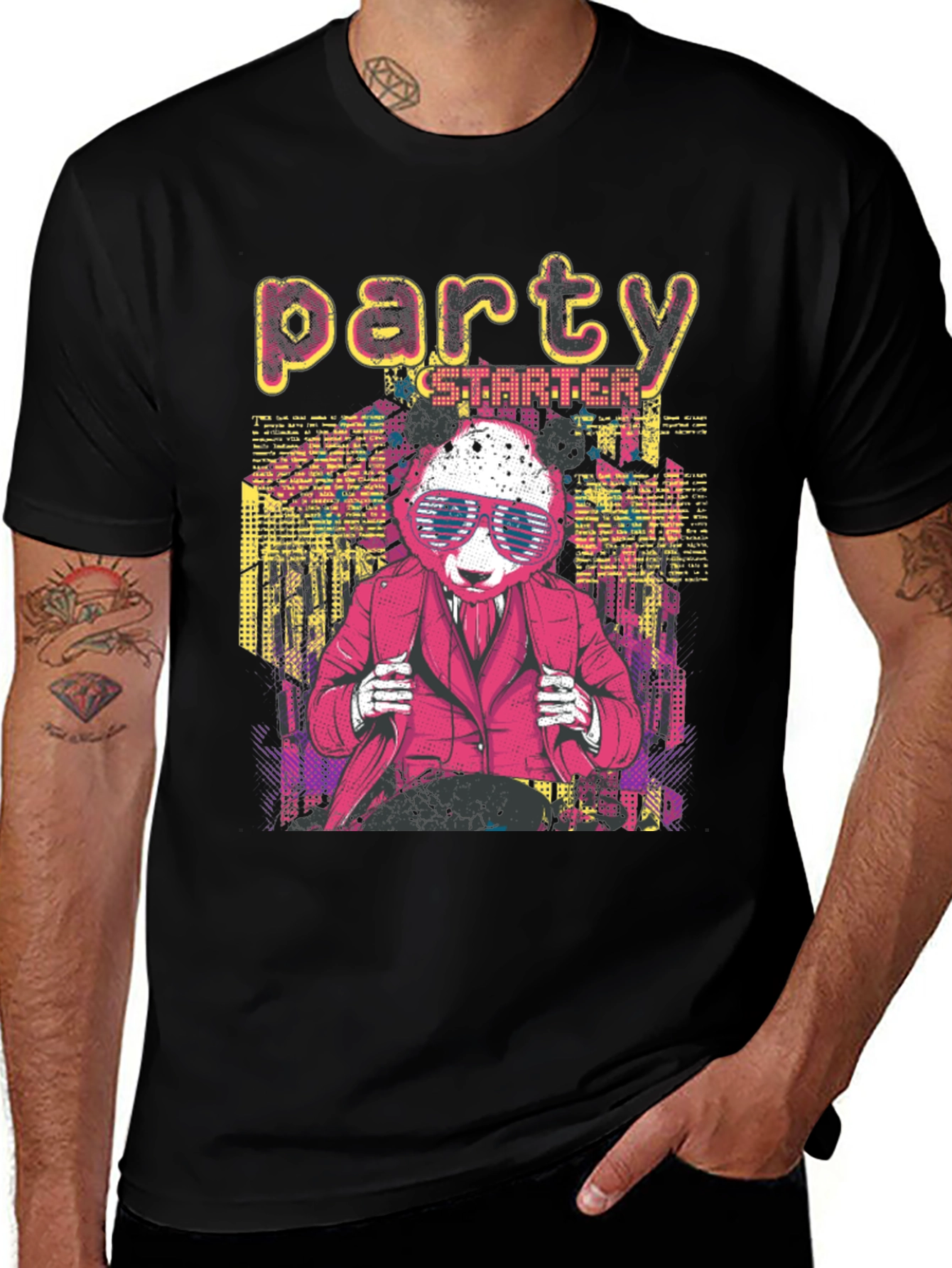 Party Starter Panda T-Shirt