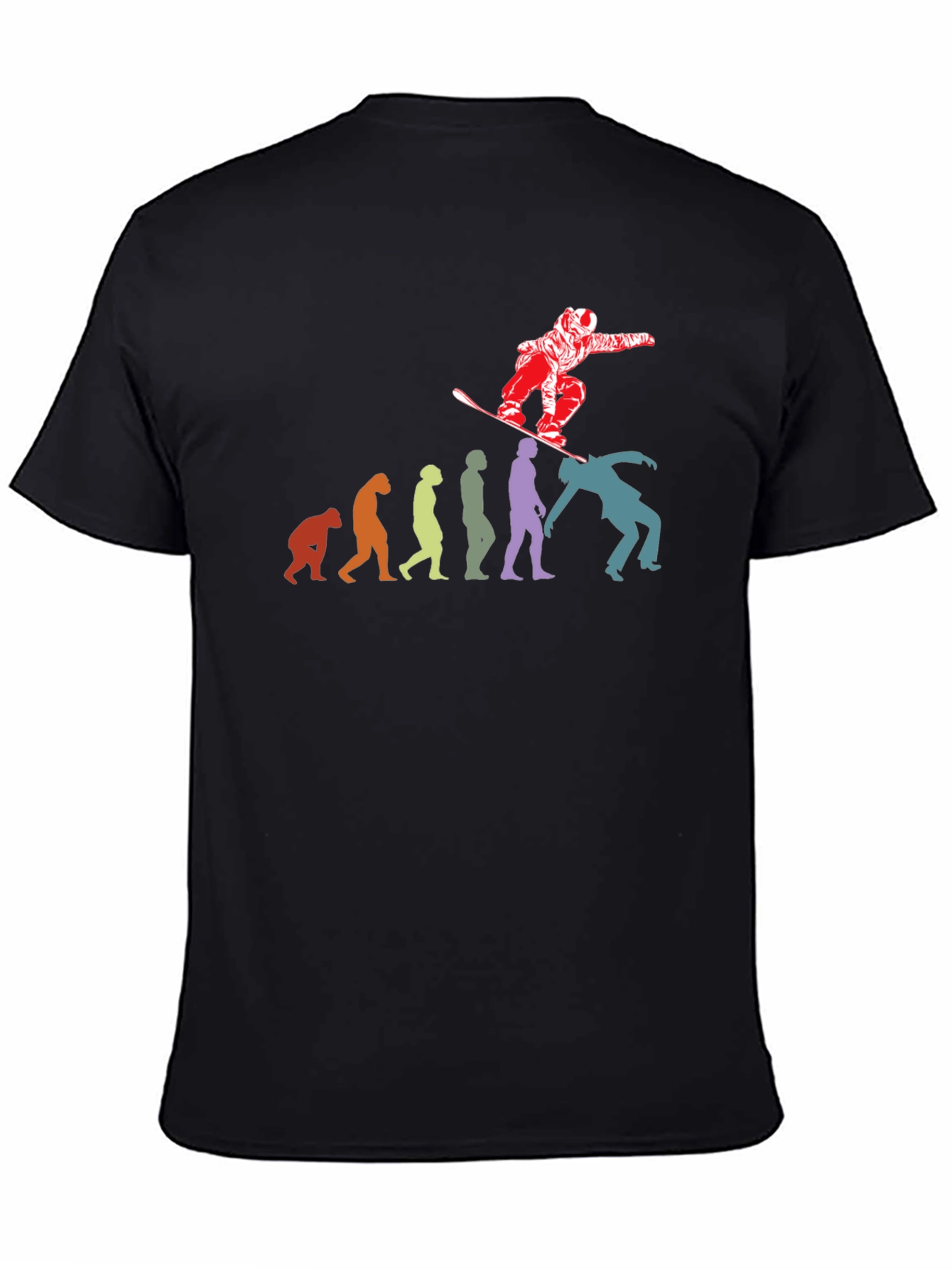 Snowboard Evolution T-Shirt - Funny Winter Sports Tee
