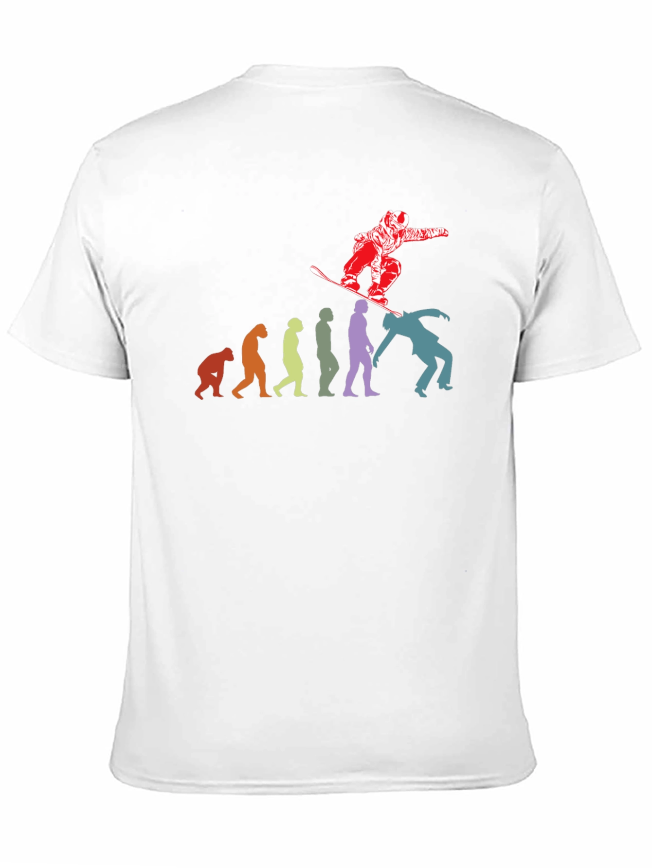 Snowboard Evolution T-Shirt - Funny Winter Sports Tee