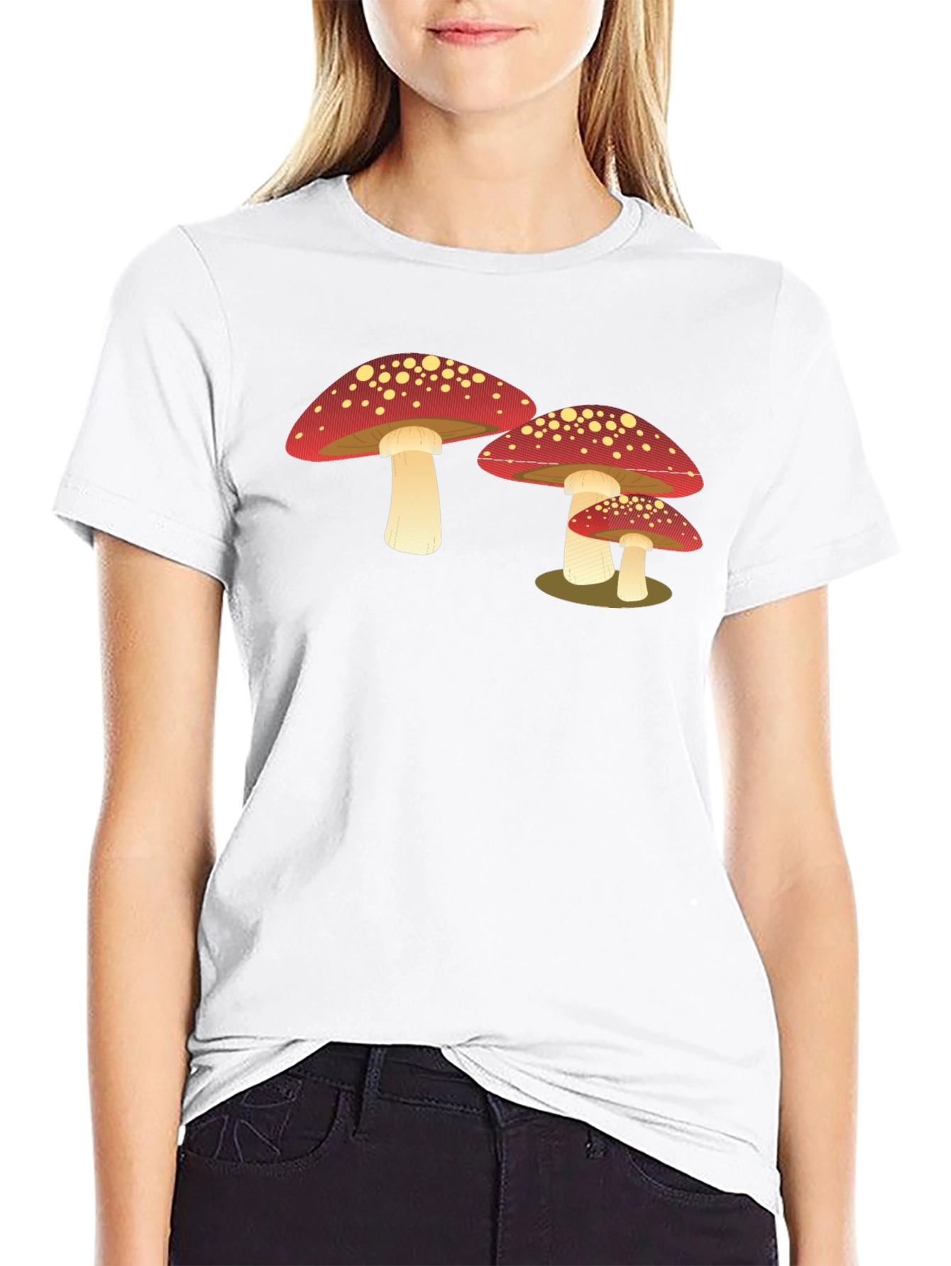 Mushroom Graphic T-Shirt - Cool Casual Tee