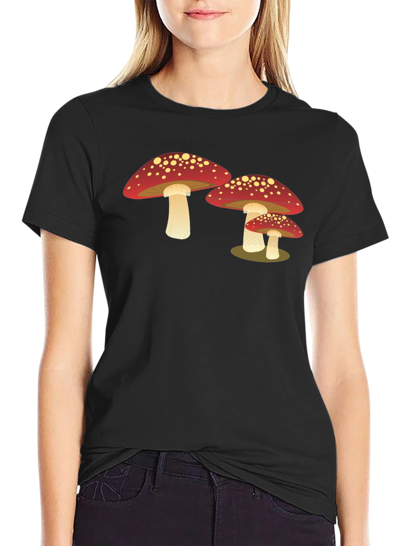 Mushroom Graphic T-Shirt - Cool Casual Tee