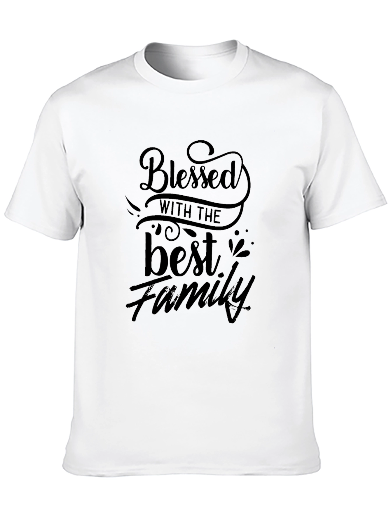 Blessed Family Graphic T-Shirt