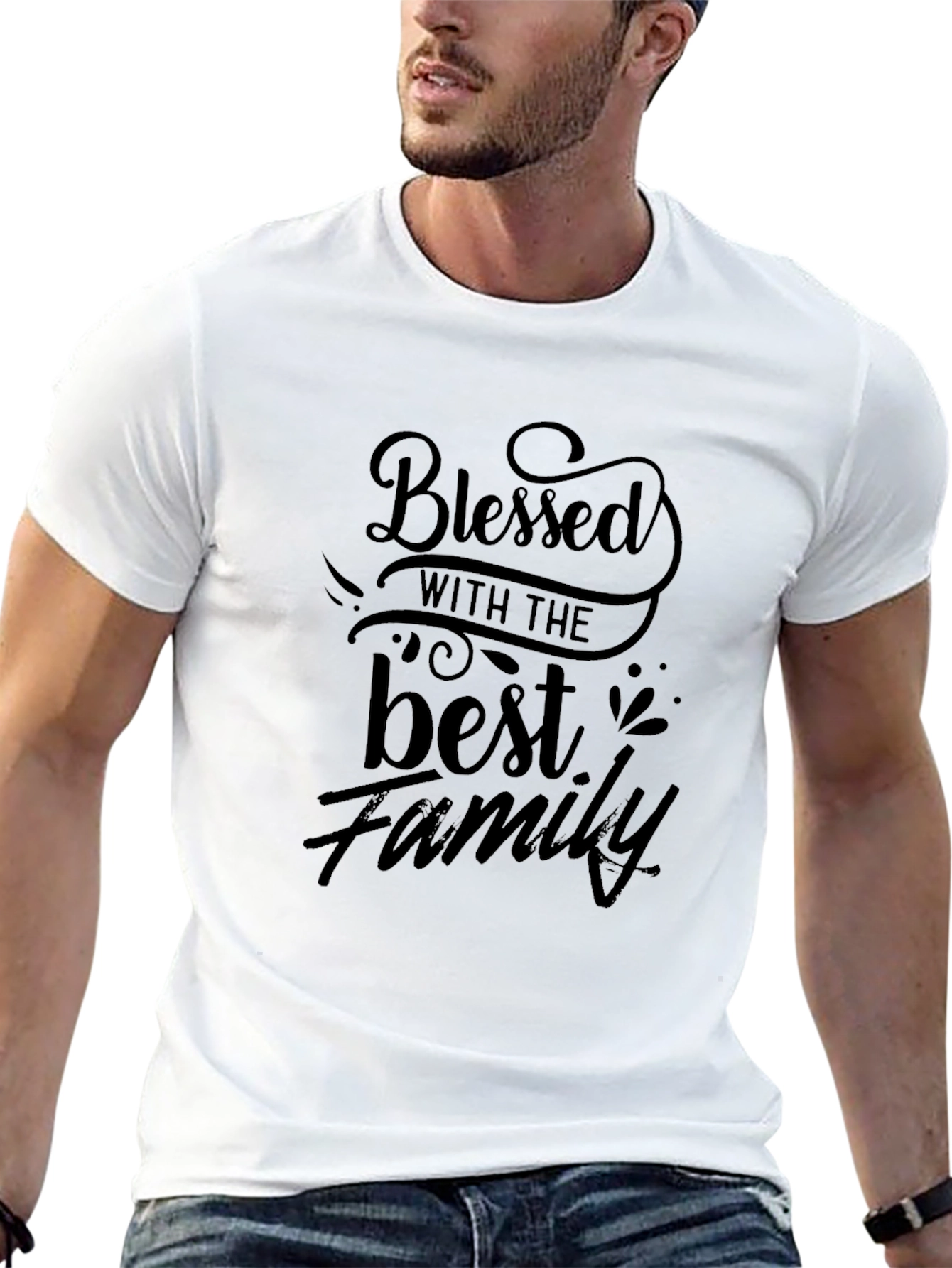 Blessed Family Graphic T-Shirt