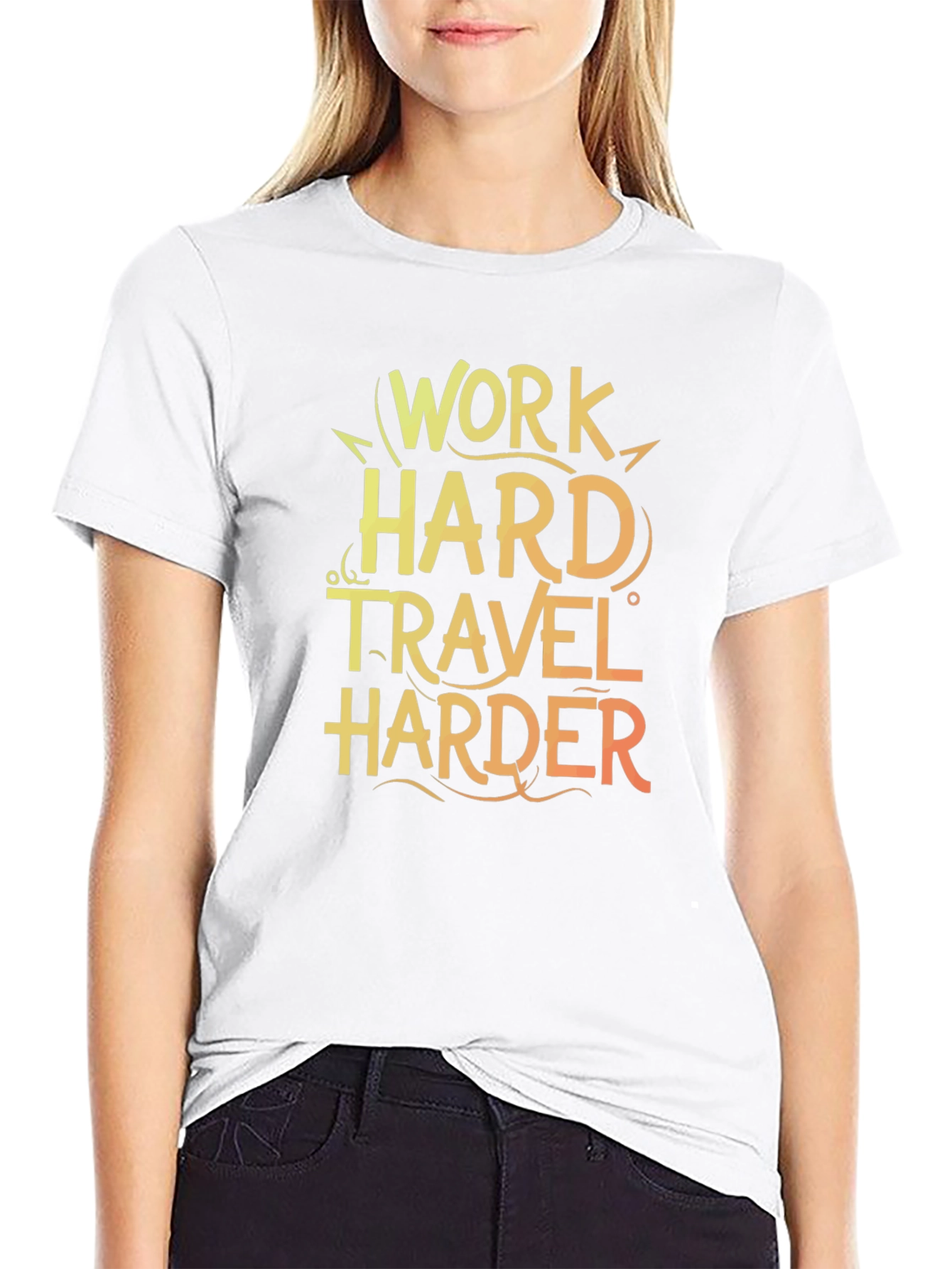 Work Hard Travel Harder Graphic Tee