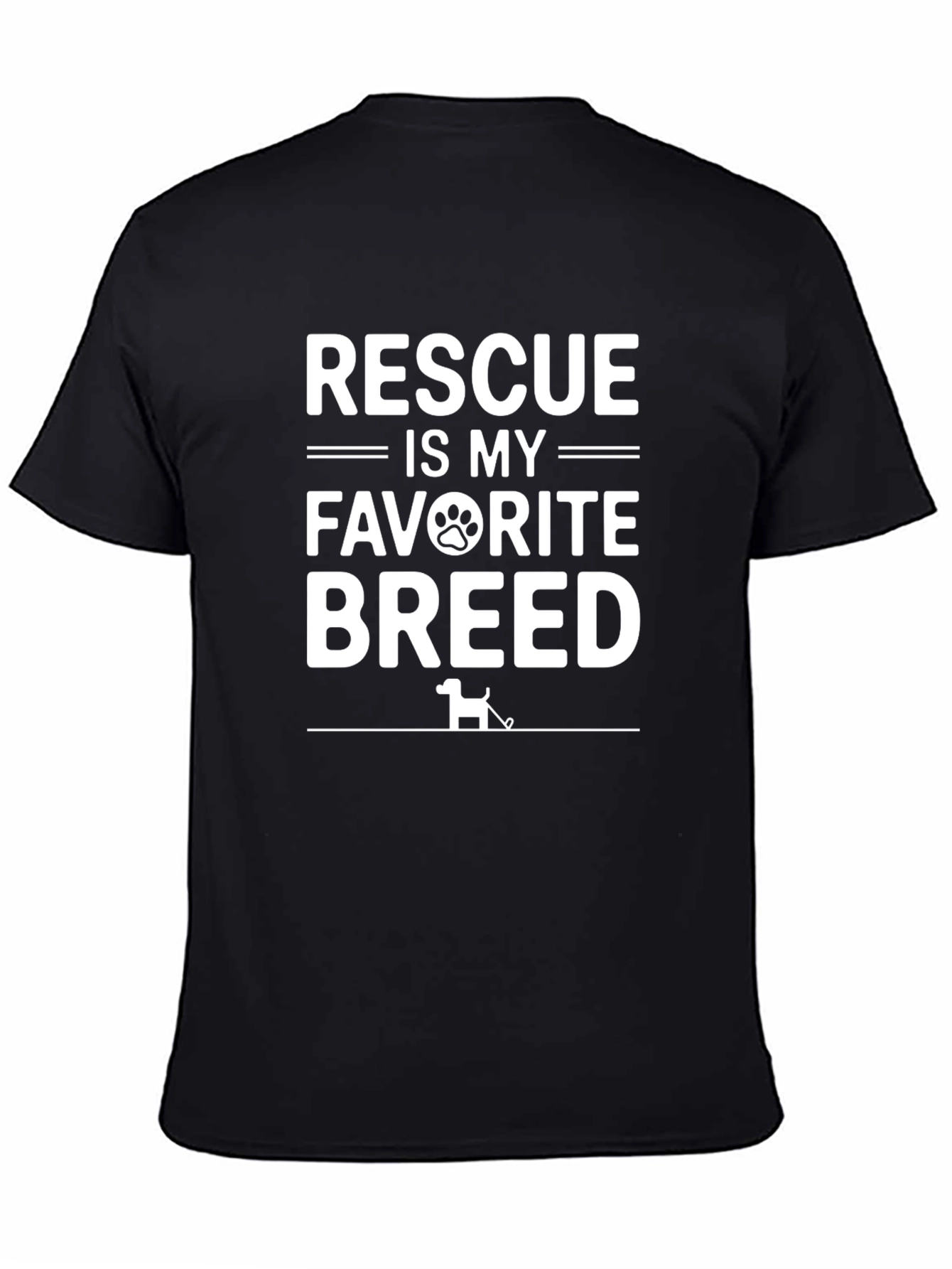 Rescue Is My Favorite Breed Dog Lover T-Shirt