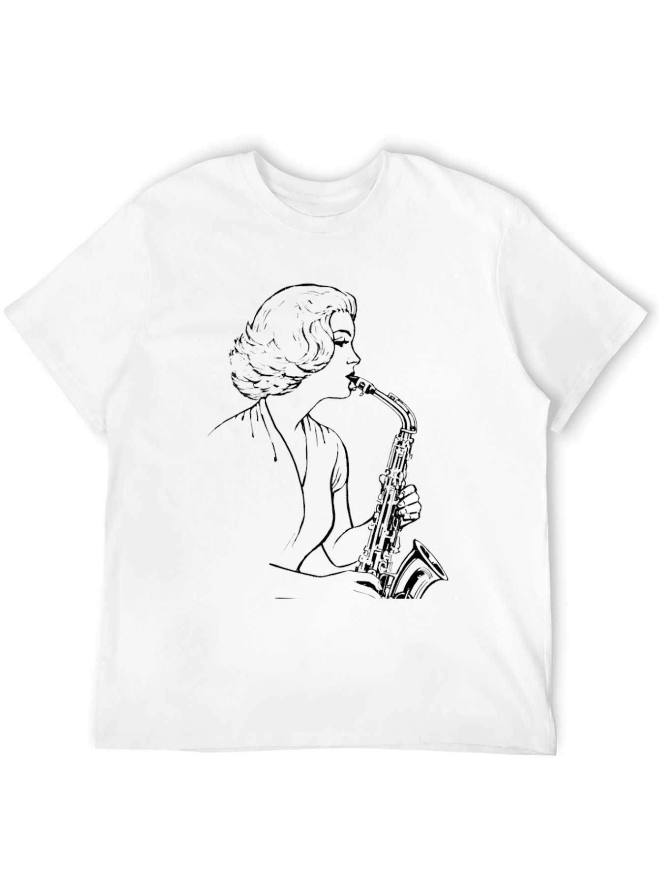 Saxophone Player Graphic Tee