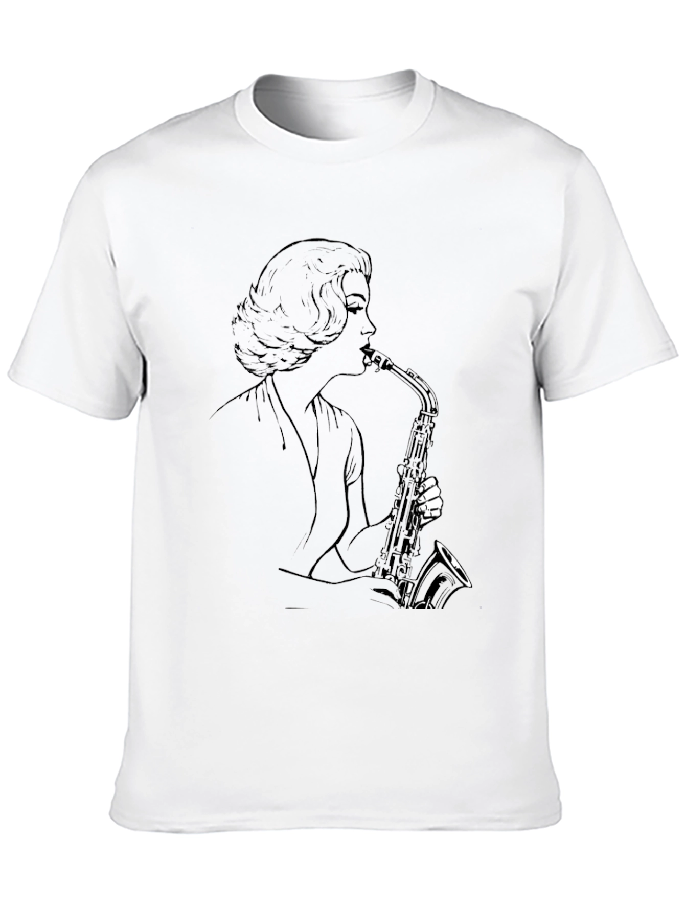 Saxophone Player Graphic Tee