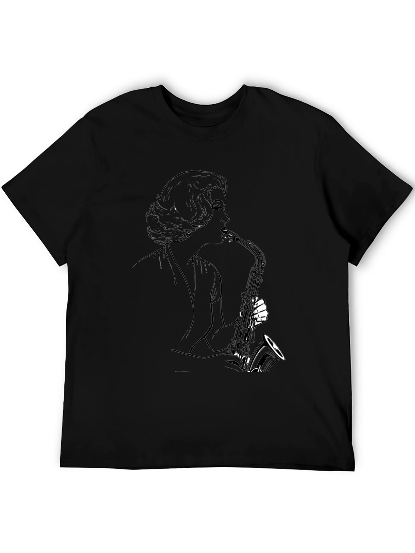 Saxophone Player Graphic Tee