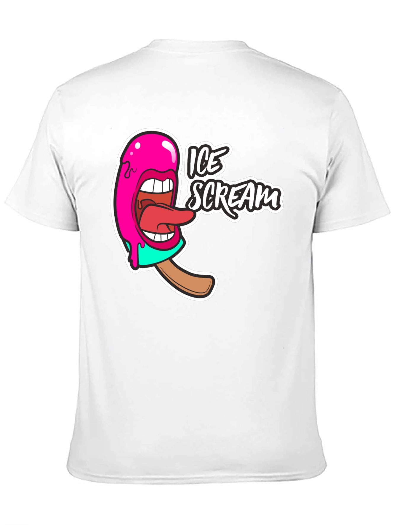Ice Scream Graphic T-Shirt - Funny Novelty Tee