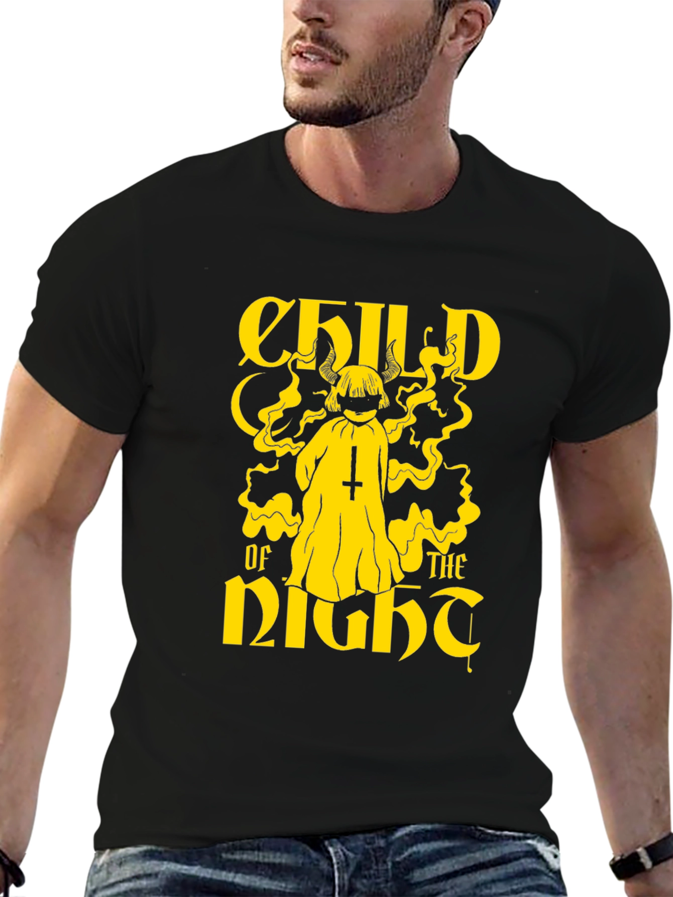 Child of the Night Graphic Tee - Black