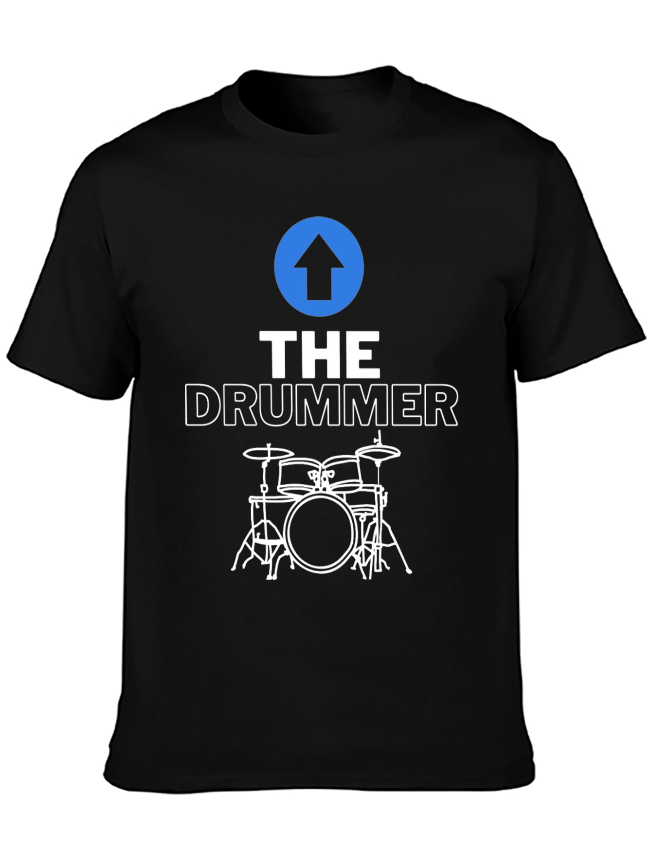 The Drummer Graphic Tee - Music Lover T-Shirt