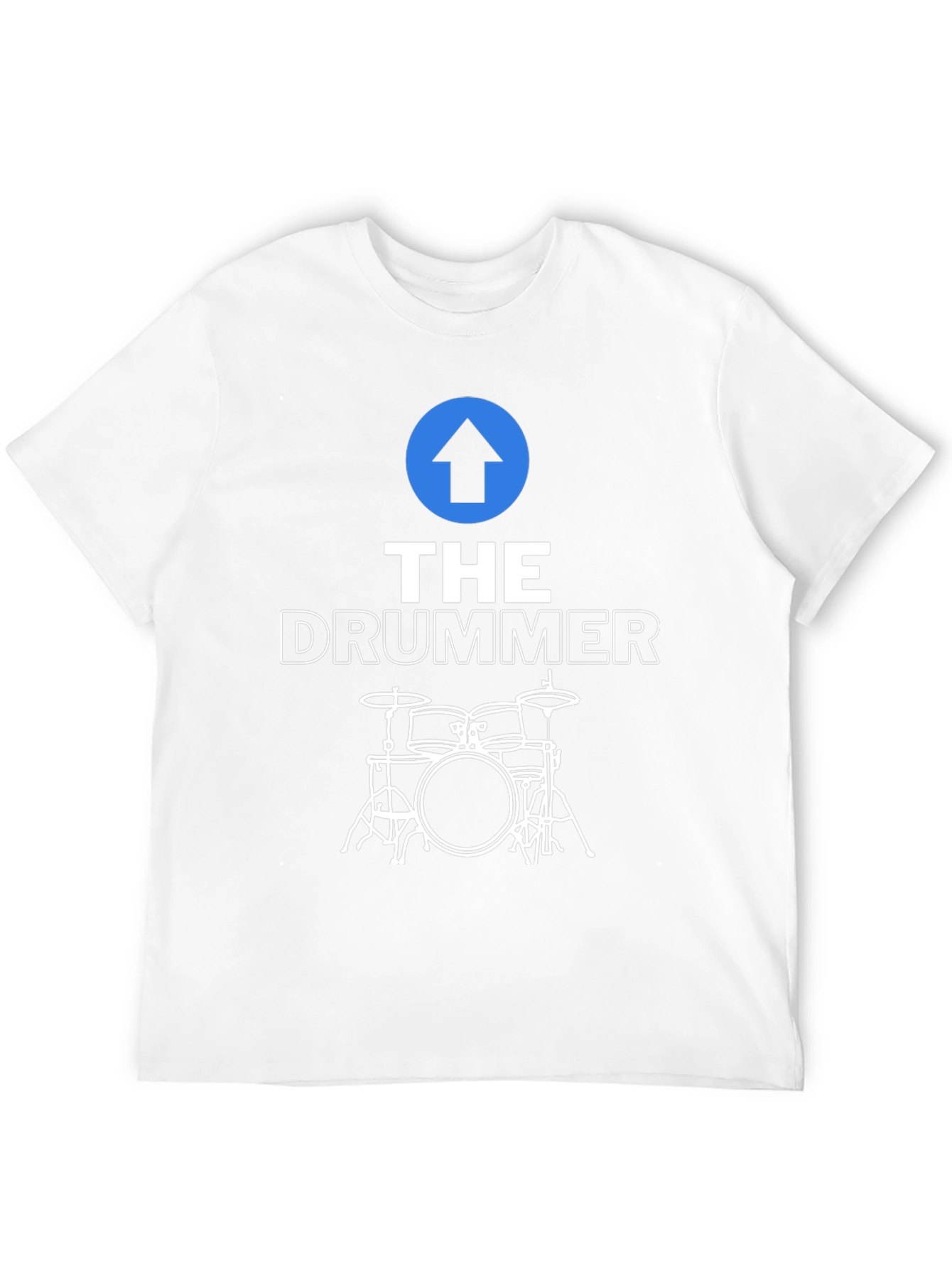 The Drummer Graphic Tee - Music Lover T-Shirt