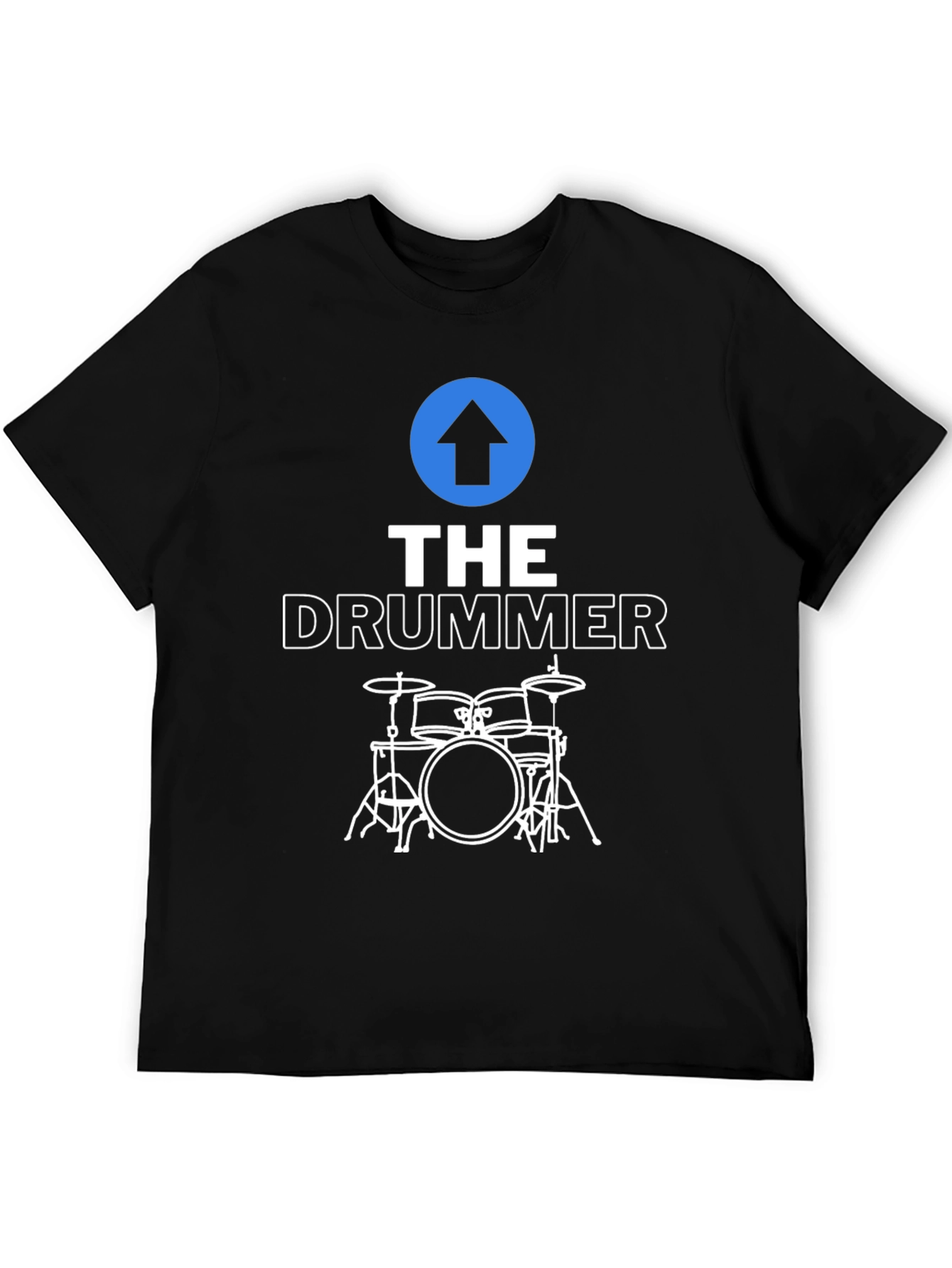 The Drummer Graphic Tee - Music Lover T-Shirt