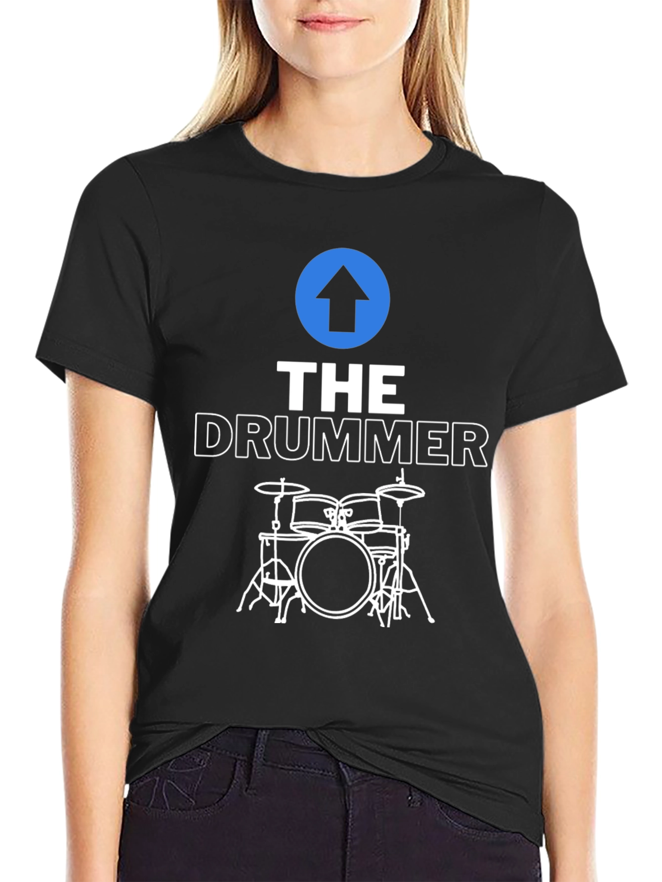 The Drummer Graphic Tee - Music Lover T-Shirt